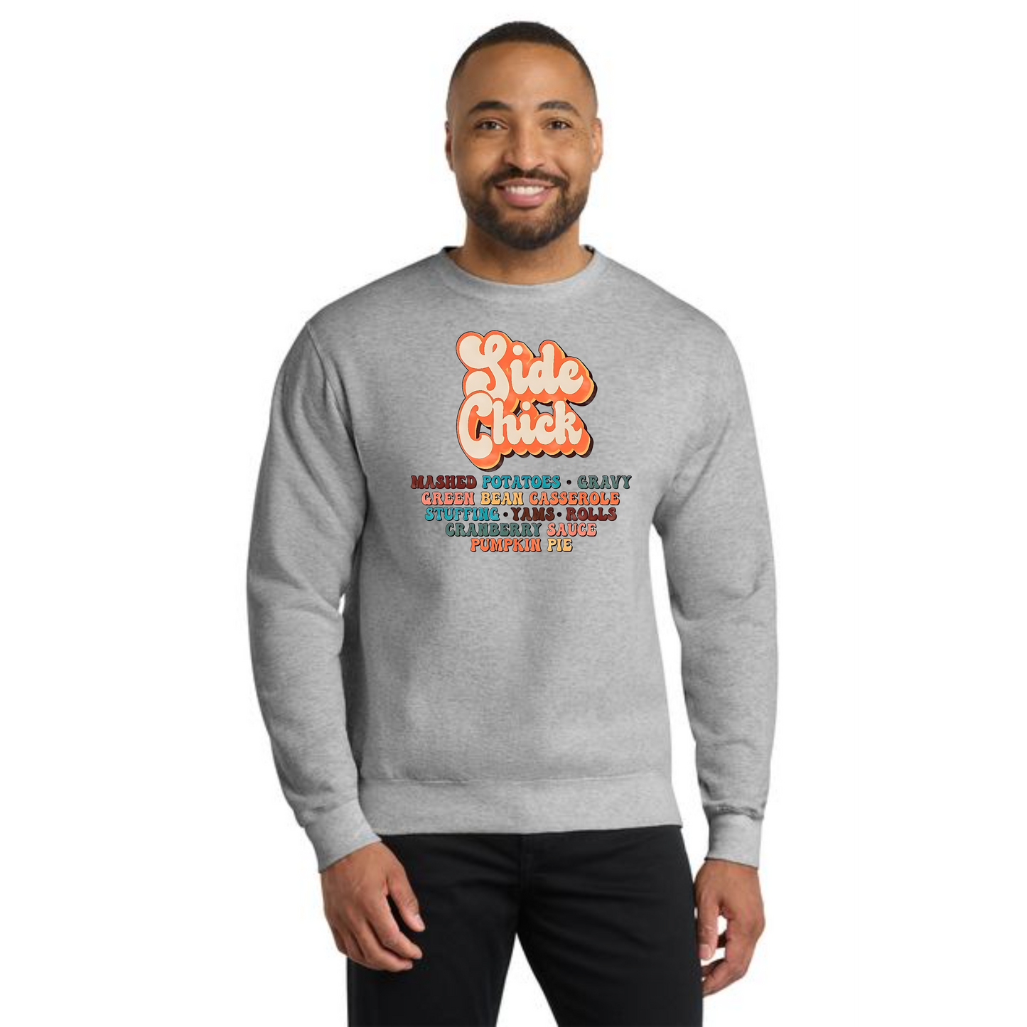 THANKSGIVING PC78 Port & Company® Core Fleece Crewneck Sweatshirt 34
