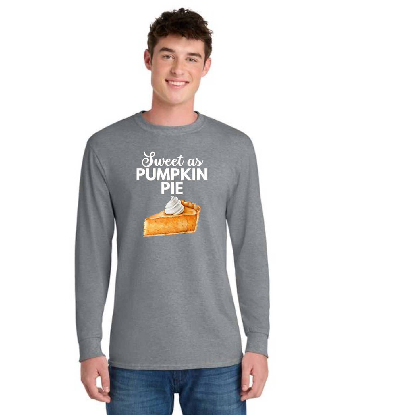 THANKSGIVING PC54LS Port & Company® Long Sleeve Core Cotton Tee 4