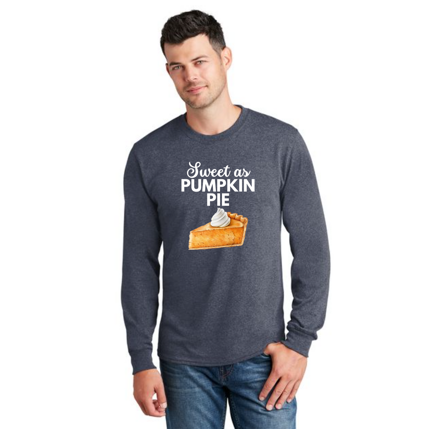 THANKSGIVING PC54LS Port & Company® Long Sleeve Core Cotton Tee 4