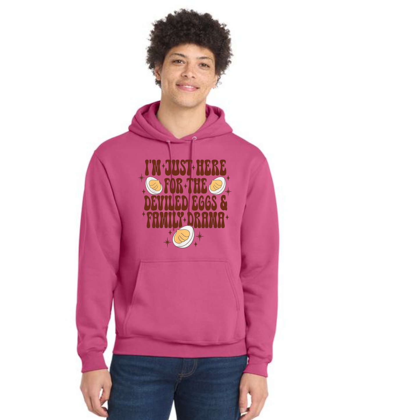 THANKSGIVING Port & Company® Core Fleece Pullover Hooded Sweatshirt 35