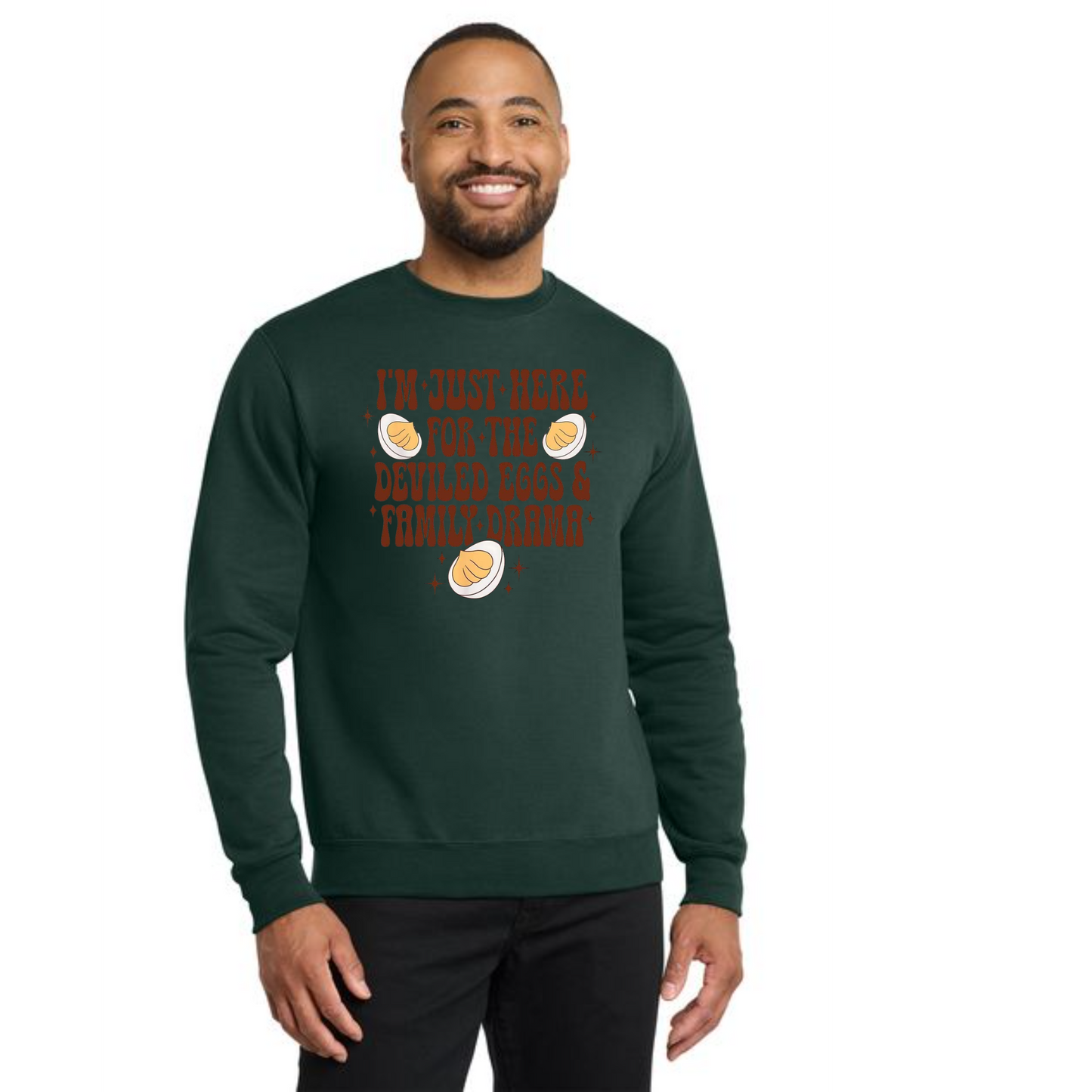 THANKSGIVING PC78 Port & Company® Core Fleece Crewneck Sweatshirt 35