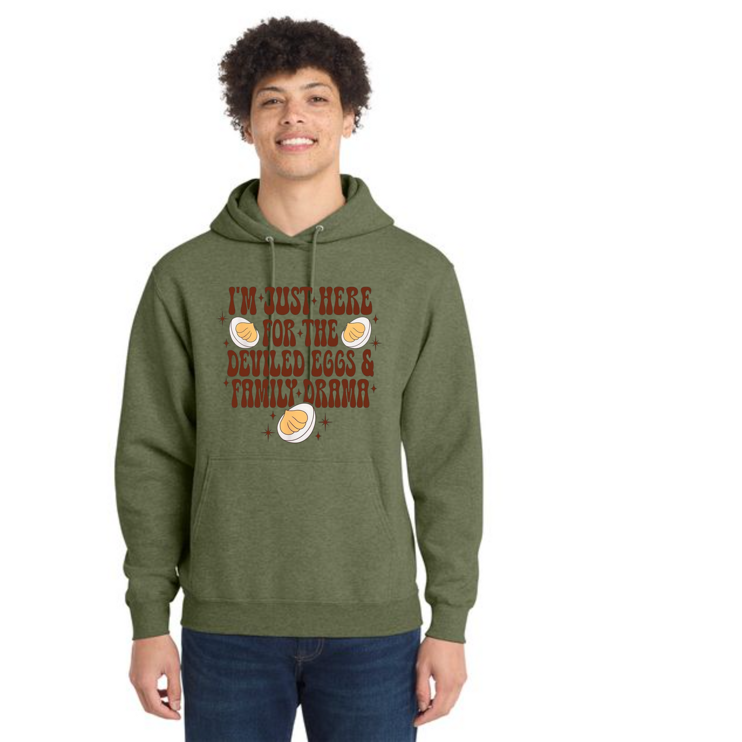 THANKSGIVING Port & Company® Core Fleece Pullover Hooded Sweatshirt 35