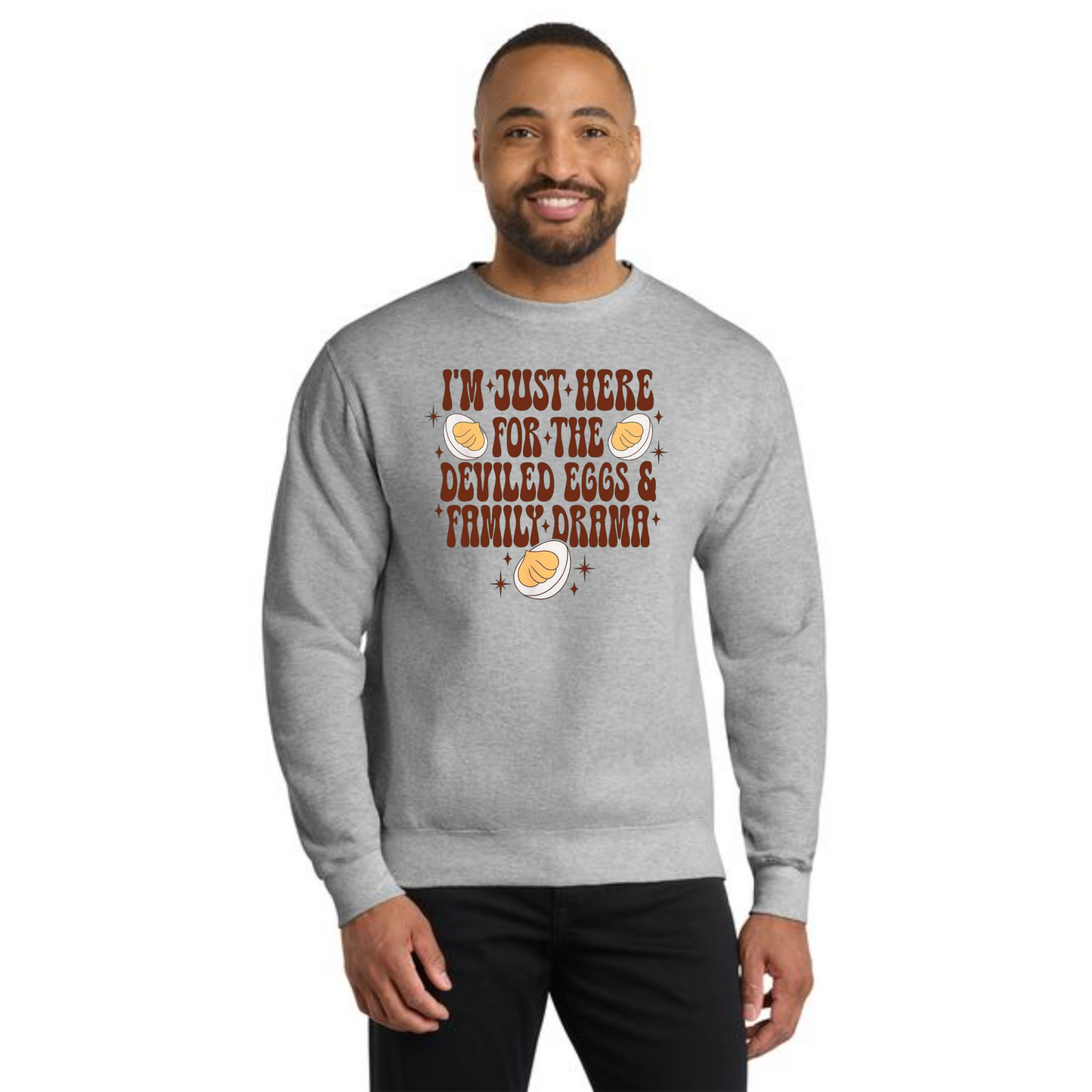 THANKSGIVING PC78 Port & Company® Core Fleece Crewneck Sweatshirt 35
