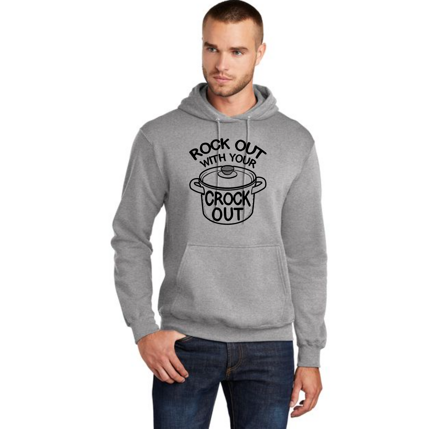 THANKSGIVING Port & Company® Core Fleece Pullover Hooded Sweatshirt 36