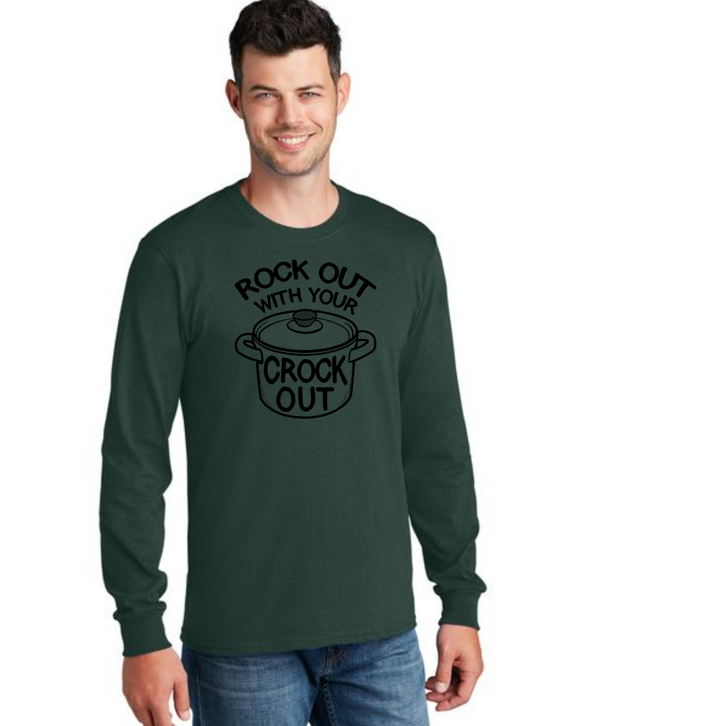 THANKSGIVING PC54LS Port & Company® Long Sleeve Core Cotton Tee 36