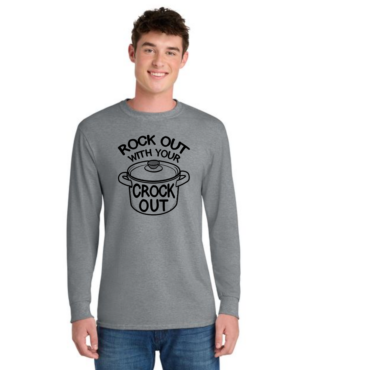 THANKSGIVING PC54LS Port & Company® Long Sleeve Core Cotton Tee 36