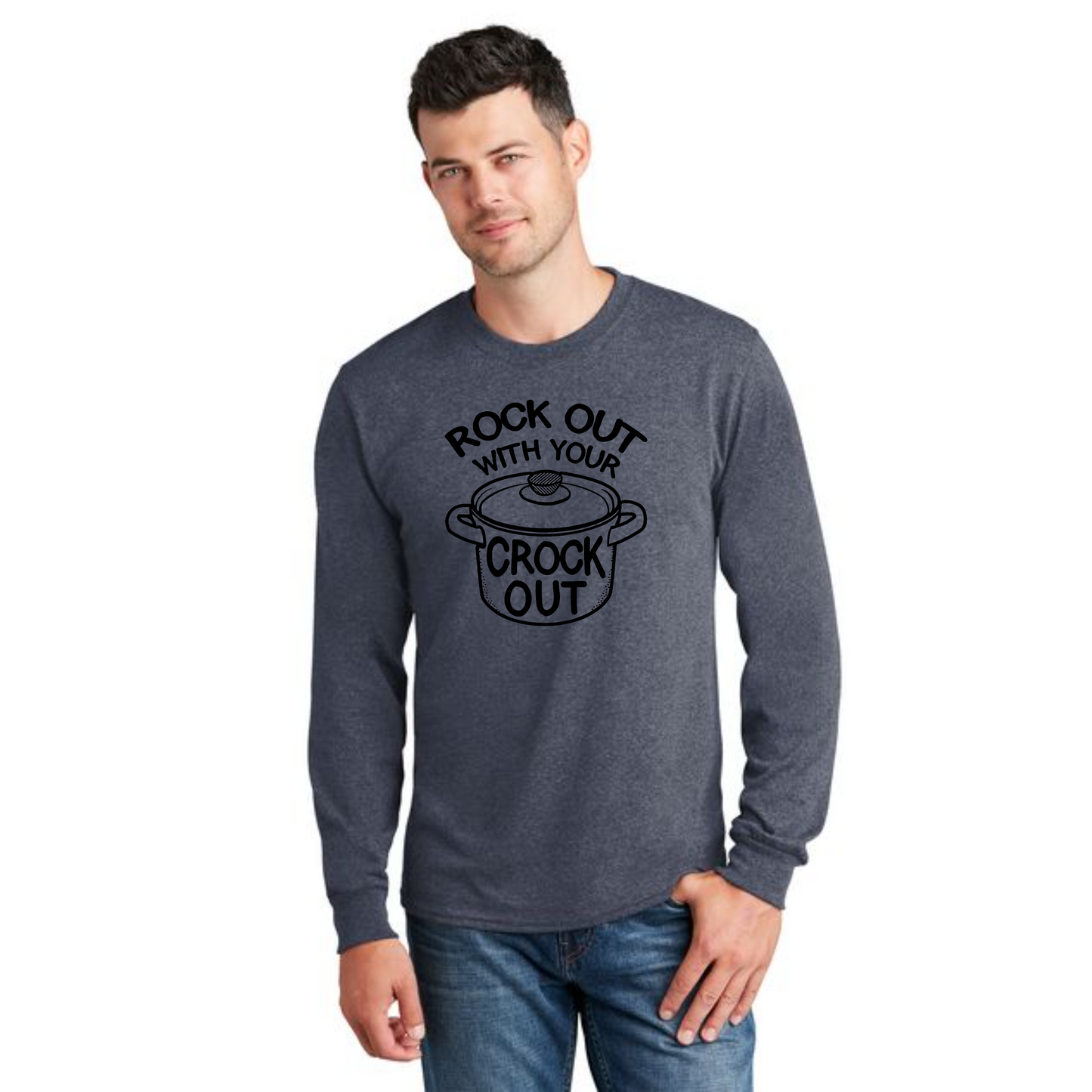 THANKSGIVING PC54LS Port & Company® Long Sleeve Core Cotton Tee 36