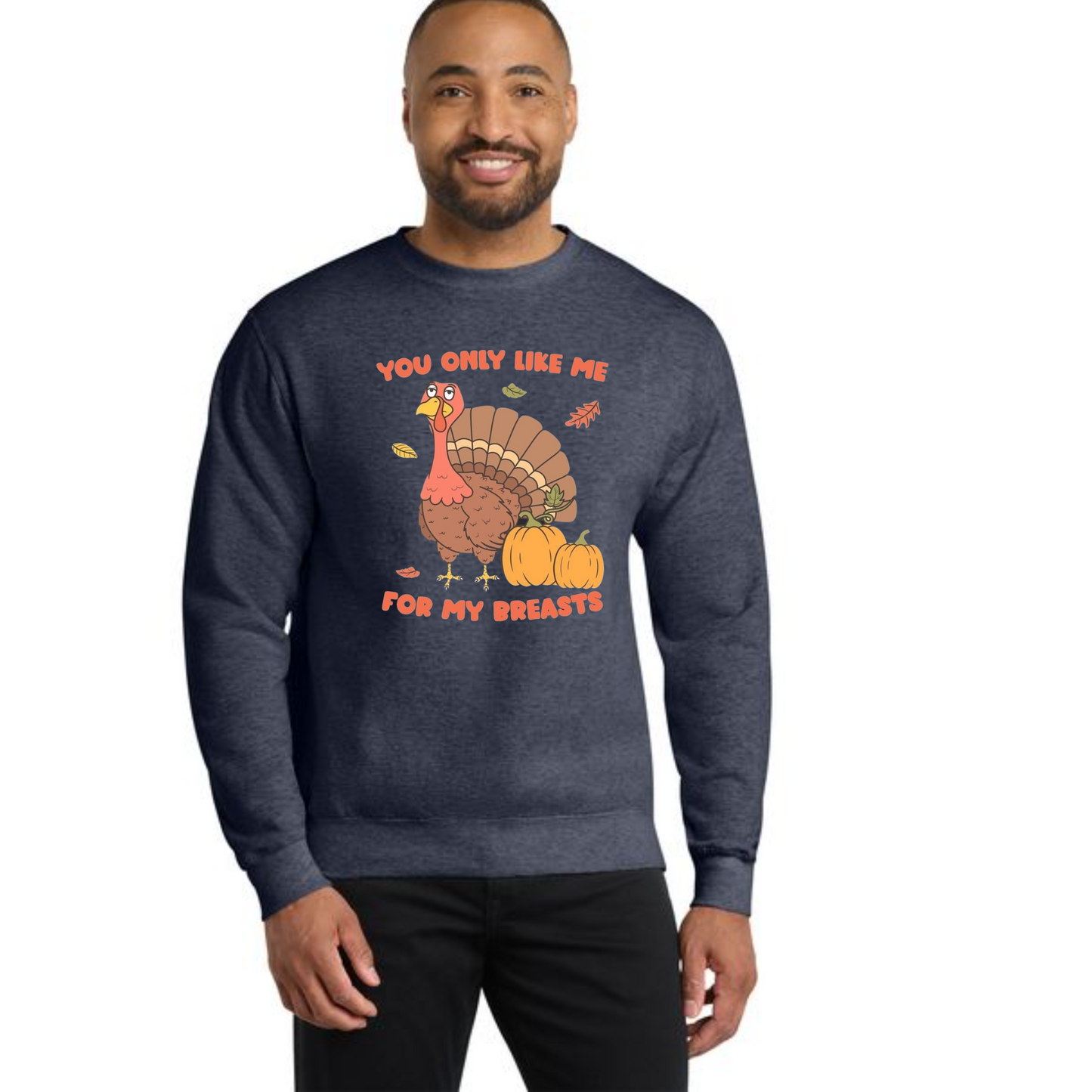 THANKSGIVING PC78 Port & Company® Core Fleece Crewneck Sweatshirt 37