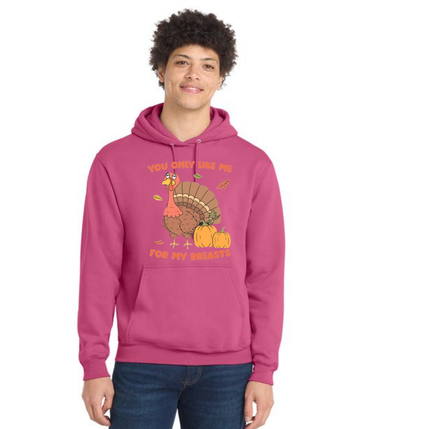THANKSGIVING Port & Company® Core Fleece Pullover Hooded Sweatshirt 37
