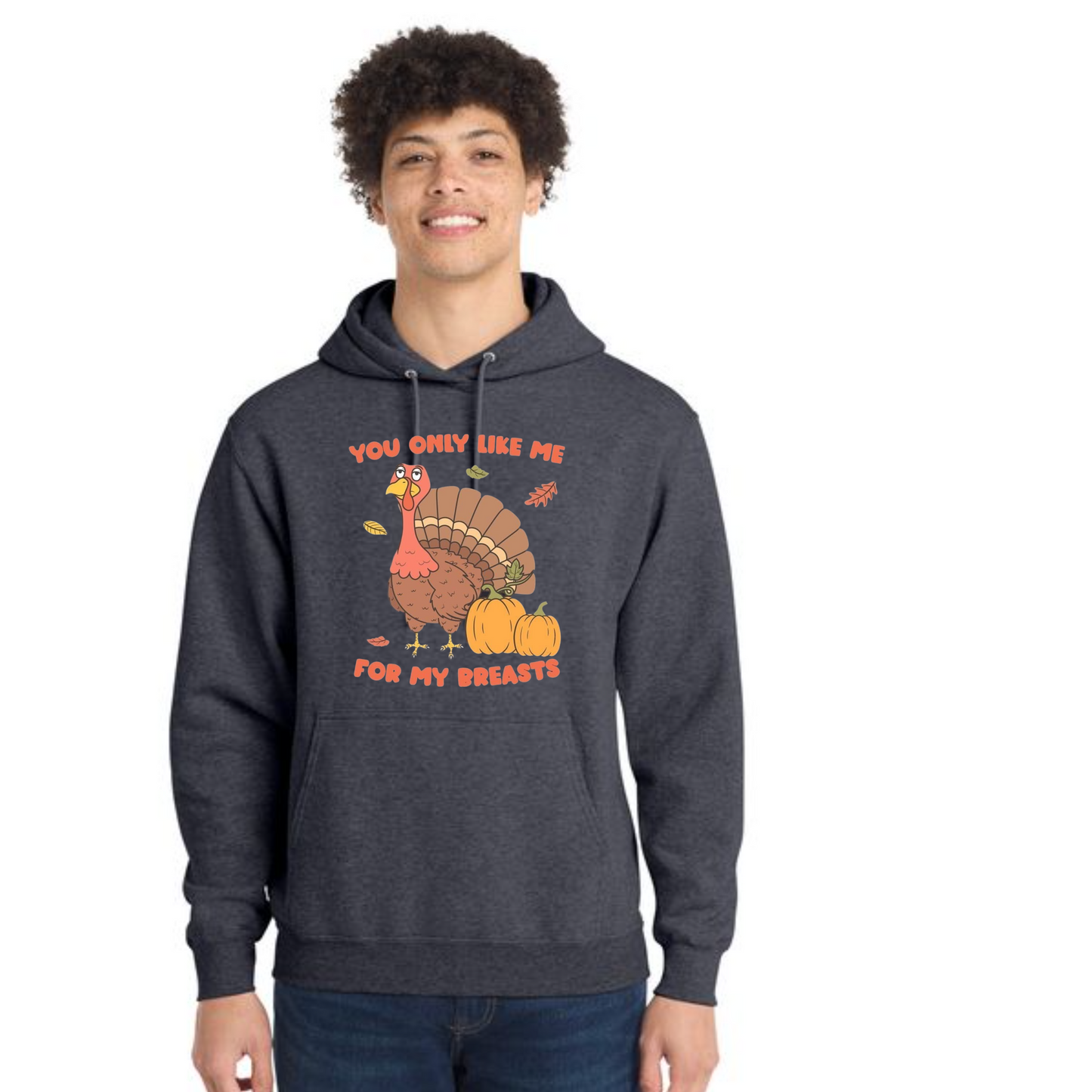 THANKSGIVING Port & Company® Core Fleece Pullover Hooded Sweatshirt 37