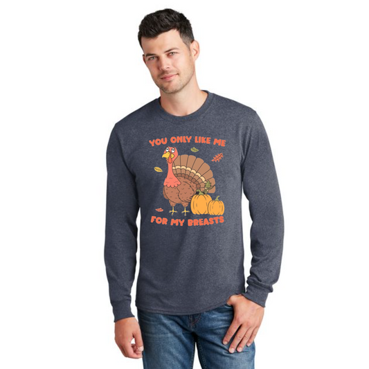 THANKSGIVING PC54LS Port & Company® Long Sleeve Core Cotton Tee 37