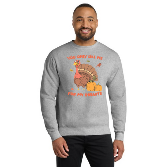 THANKSGIVING PC78 Port & Company® Core Fleece Crewneck Sweatshirt 37