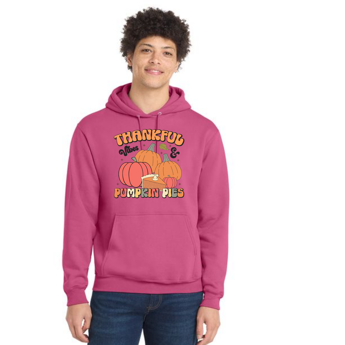 THANKSGIVING Port & Company® Core Fleece Pullover Hooded Sweatshirt 38