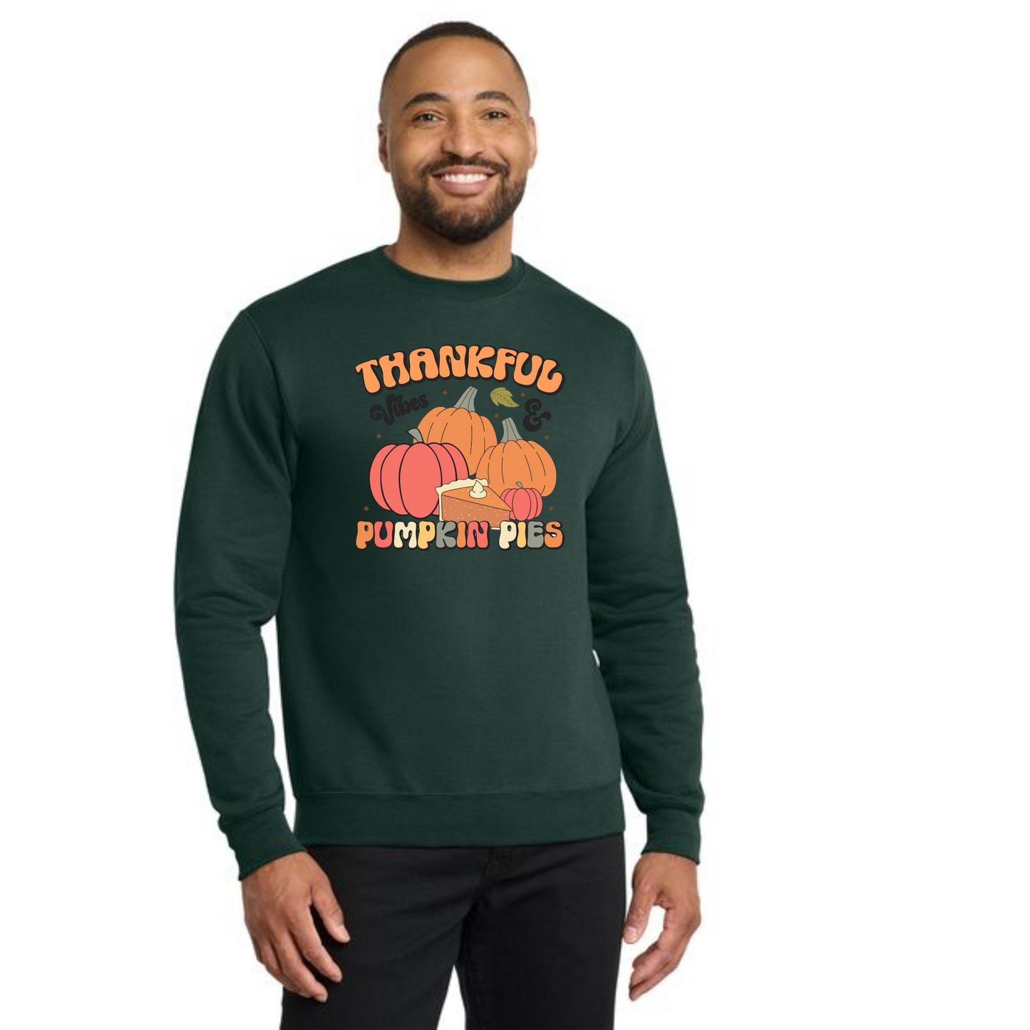 THANKSGIVING PC78 Port & Company® Core Fleece Crewneck Sweatshirt 38