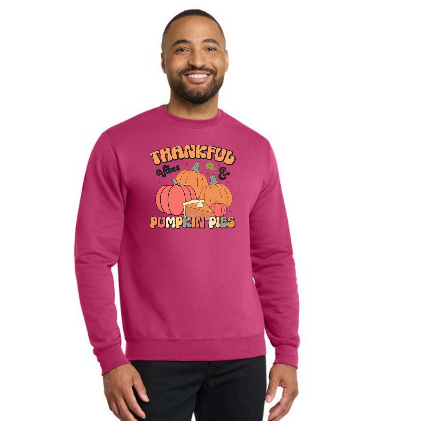 THANKSGIVING PC78 Port & Company® Core Fleece Crewneck Sweatshirt 38