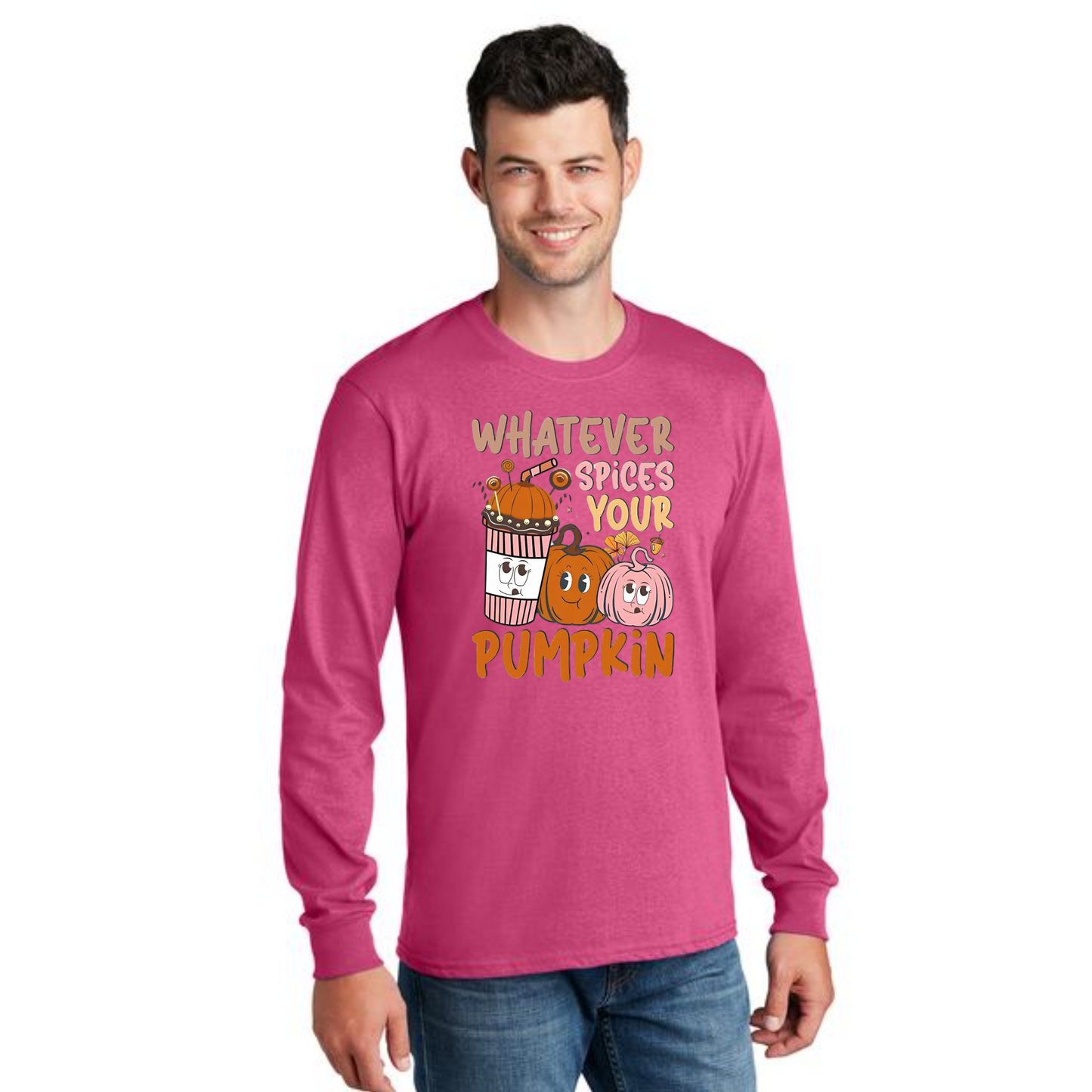 THANKSGIVING PC54LS Port & Company® Long Sleeve Core Cotton Tee 39