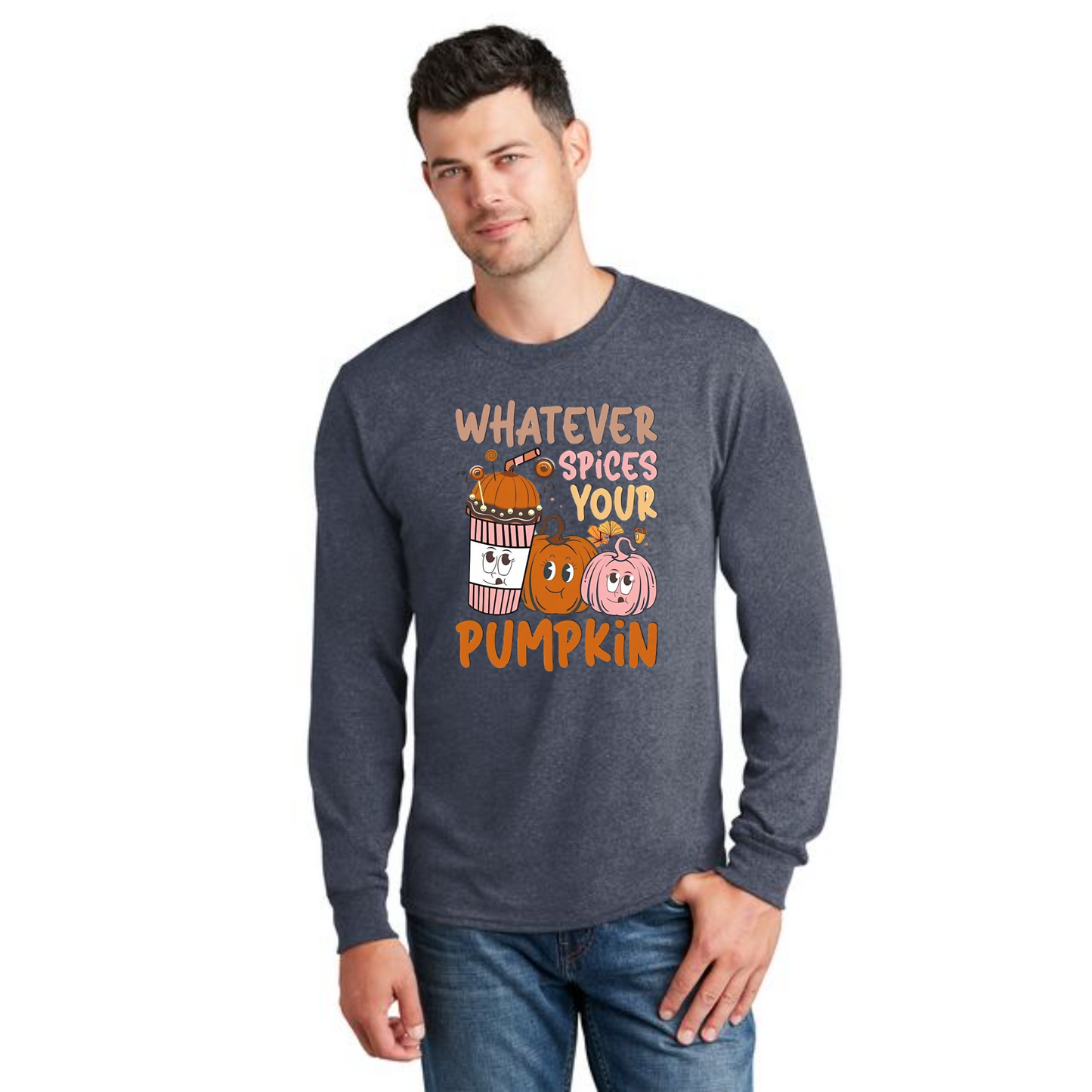 THANKSGIVING PC54LS Port & Company® Long Sleeve Core Cotton Tee 39
