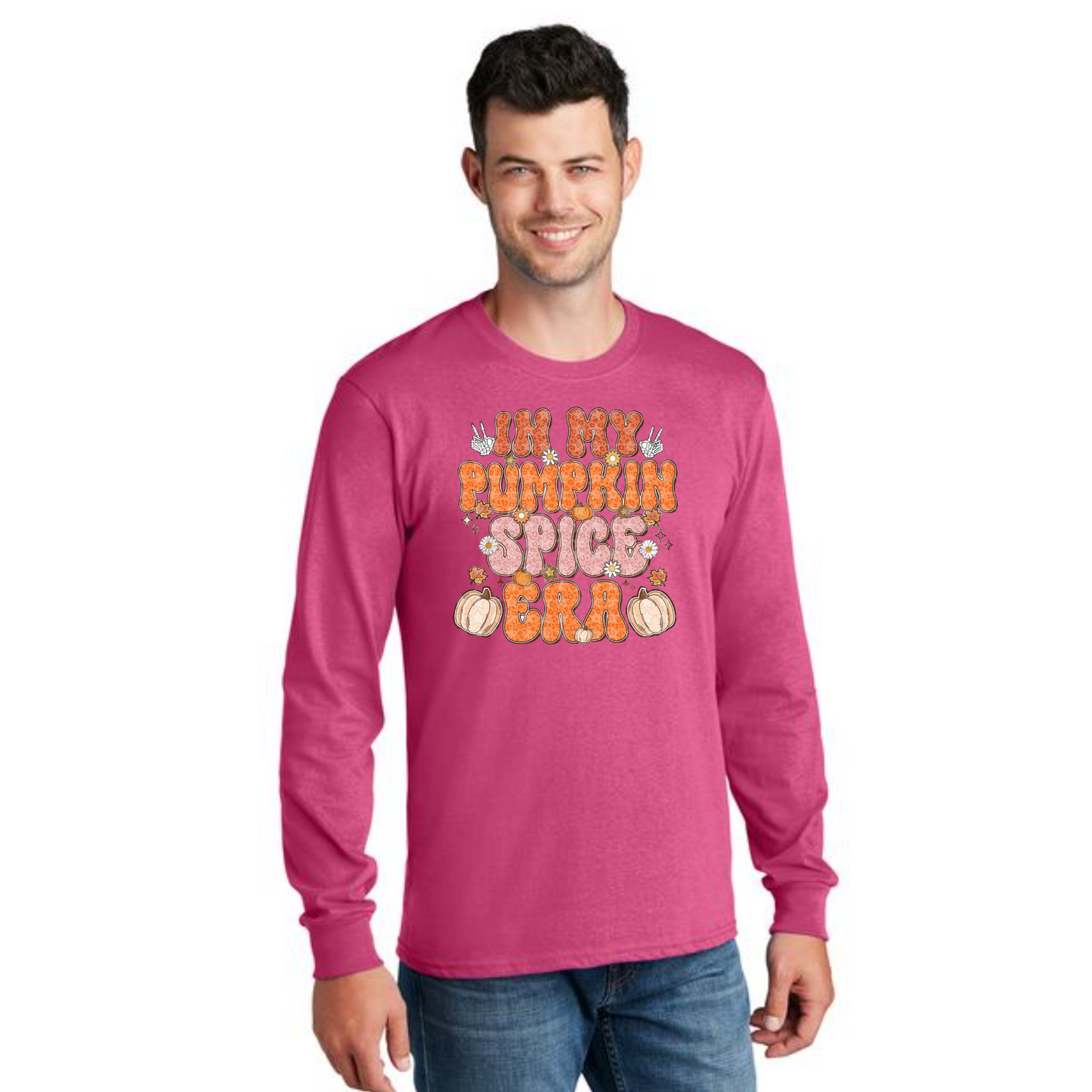 THANKSGIVING PC54LS Port & Company® Long Sleeve Core Cotton Tee 40