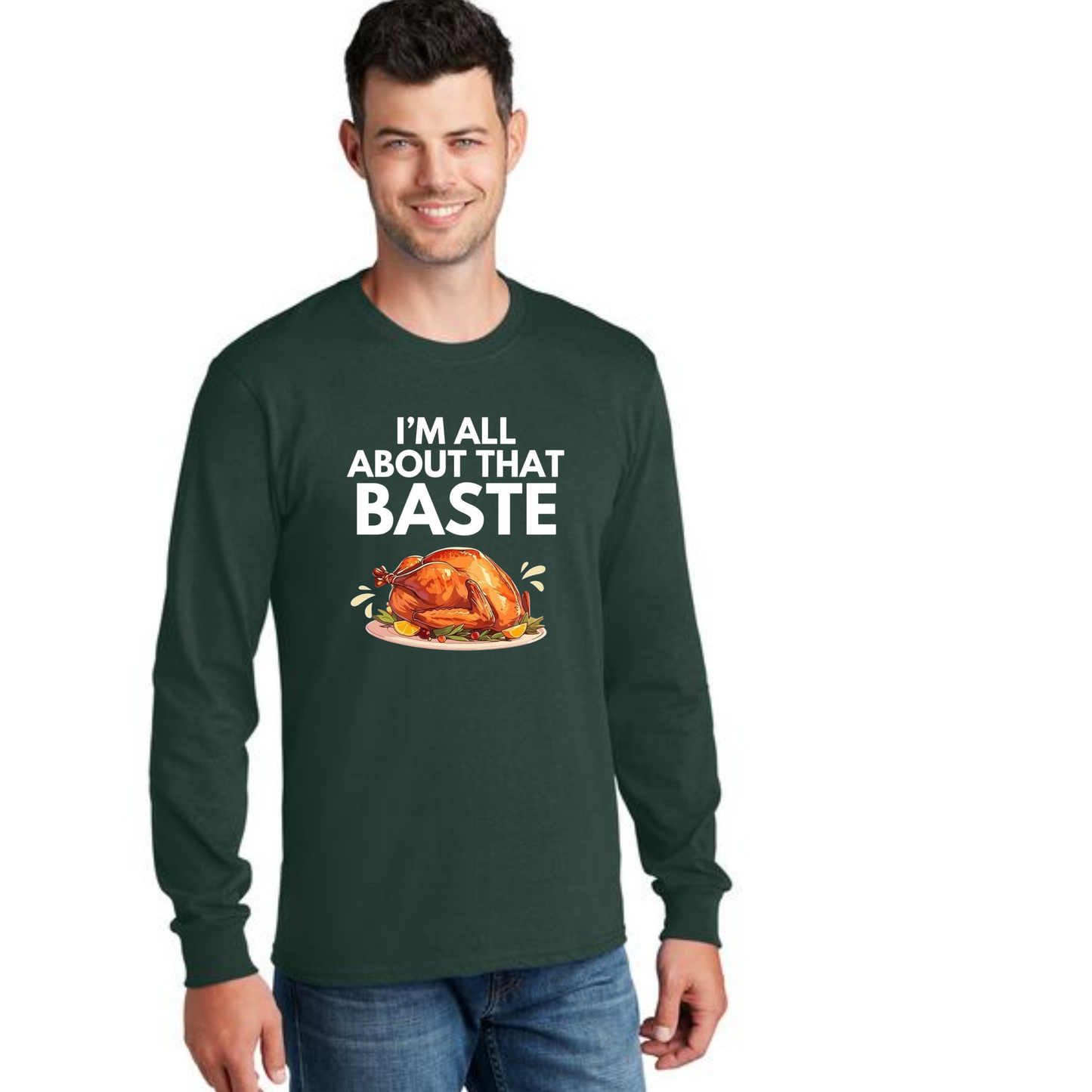 THANKSGIVING PC54LS Port & Company® Long Sleeve Core Cotton Tee 5