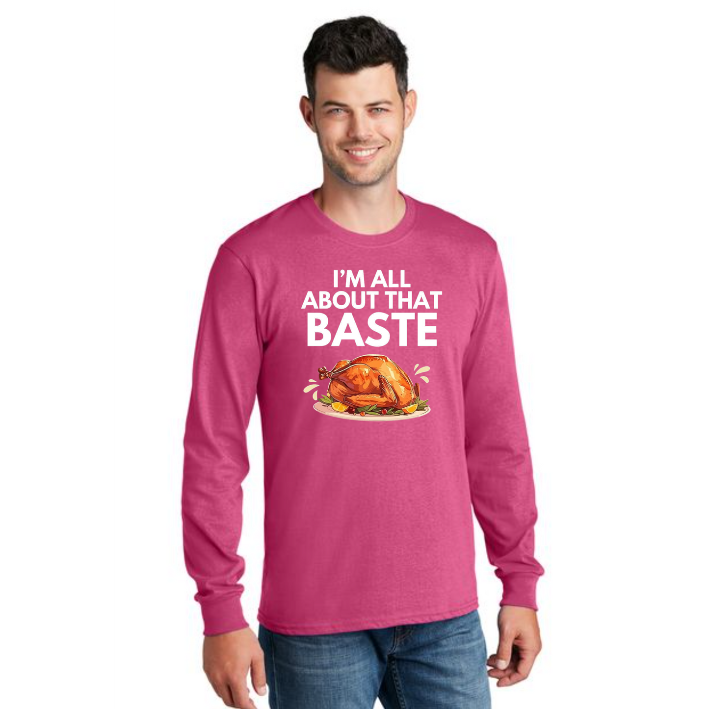 THANKSGIVING PC54LS Port & Company® Long Sleeve Core Cotton Tee 5