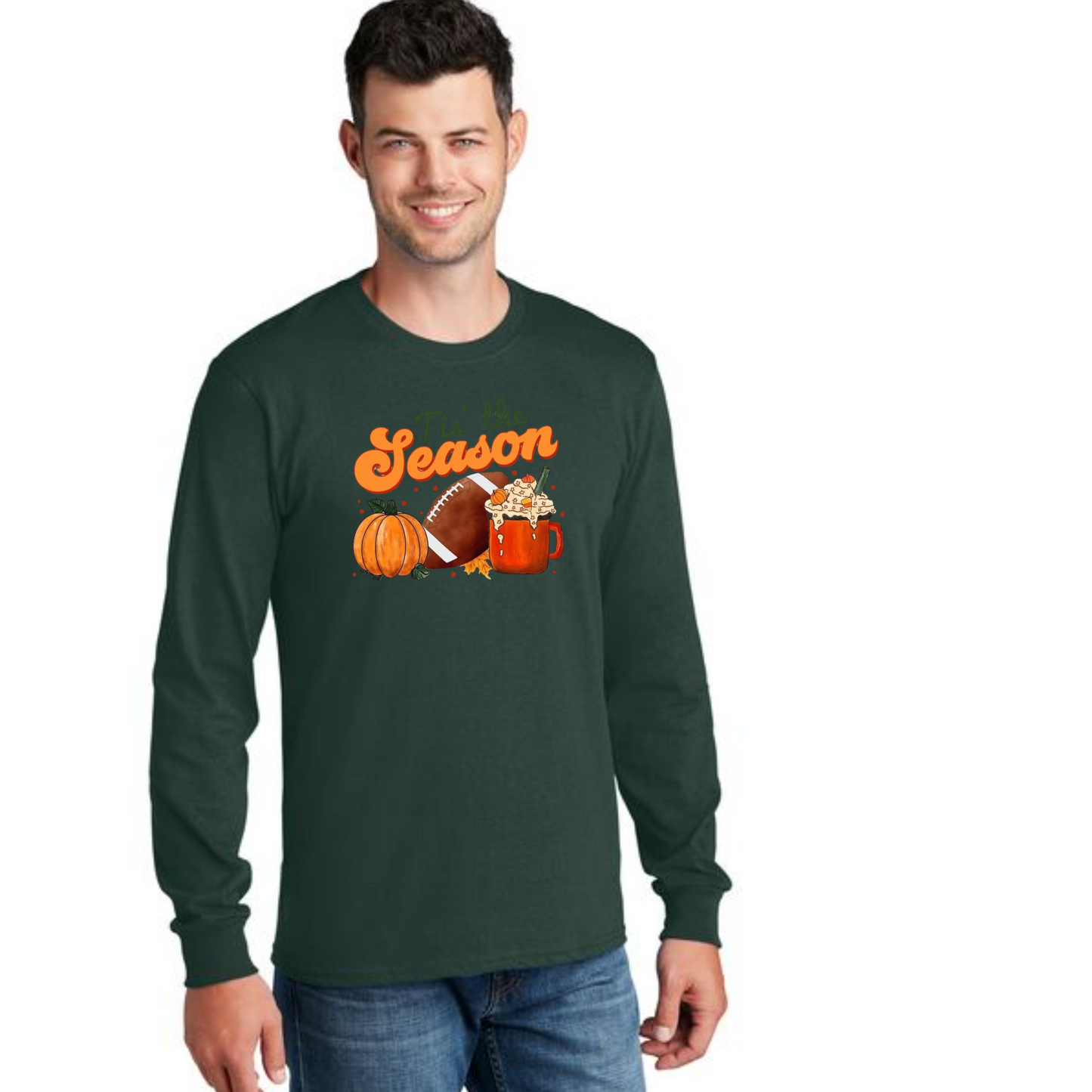 THANKSGIVING PC54LS Port & Company® Long Sleeve Core Cotton Tee 41