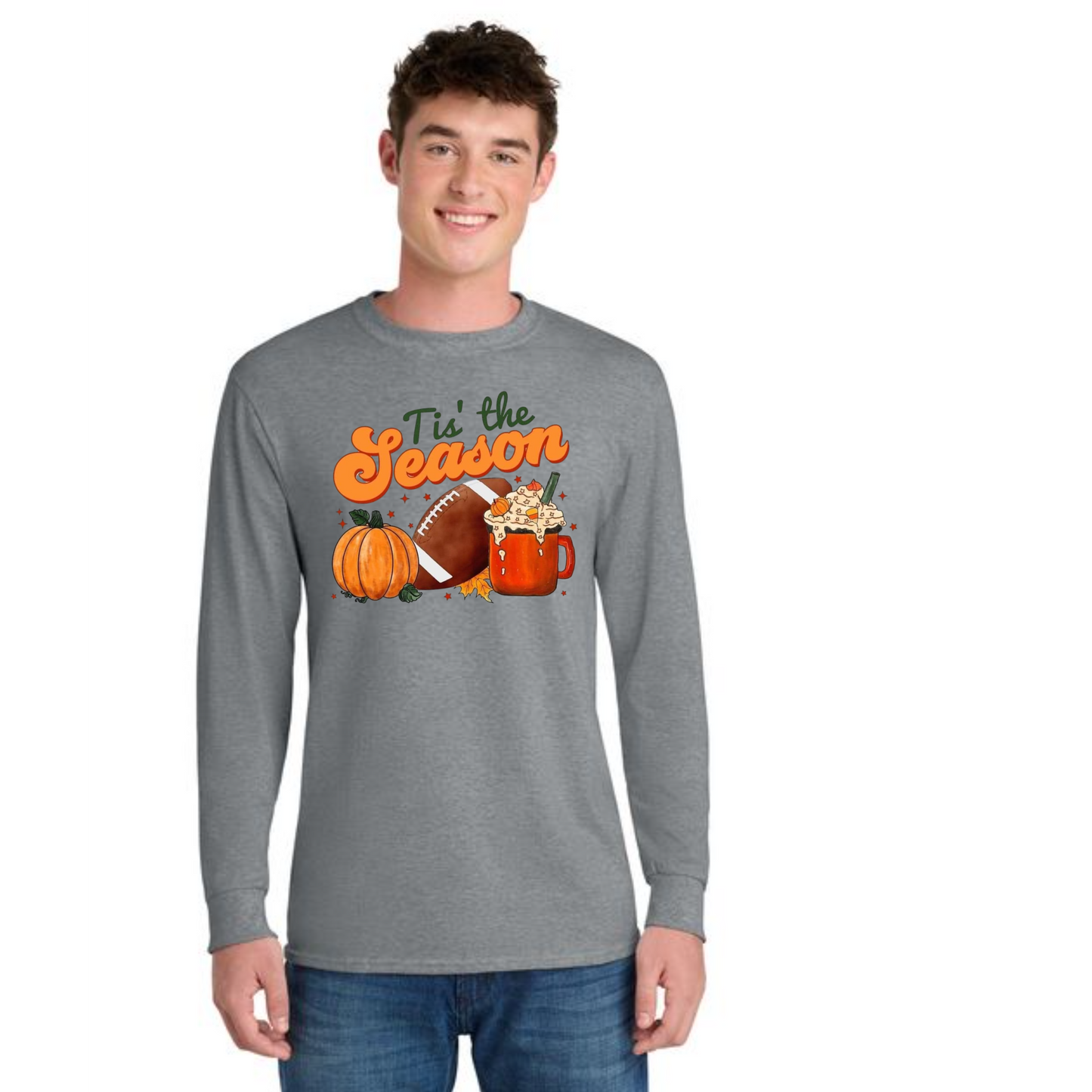 THANKSGIVING PC54LS Port & Company® Long Sleeve Core Cotton Tee 41