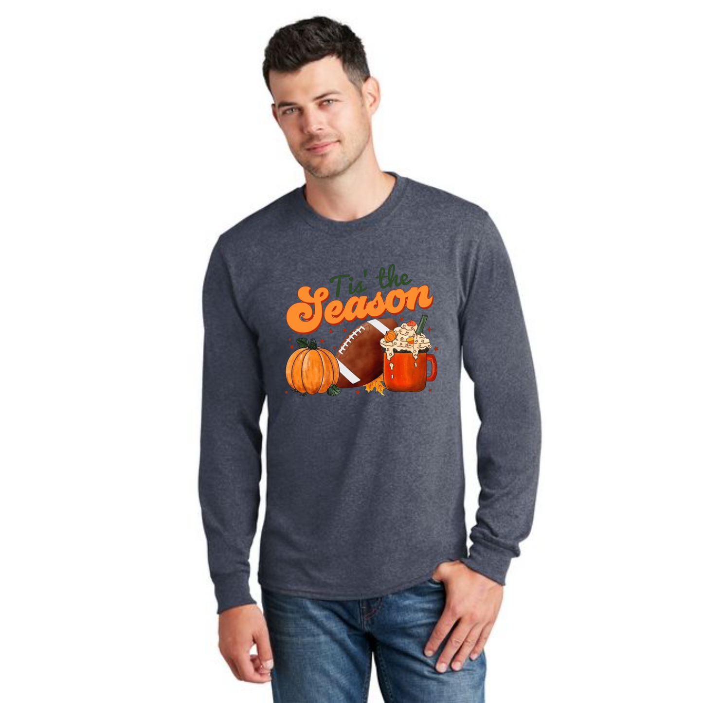 THANKSGIVING PC54LS Port & Company® Long Sleeve Core Cotton Tee 41