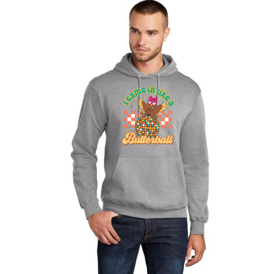 THANKSGIVING Port & Company® Core Fleece Pullover Hooded Sweatshirt 42
