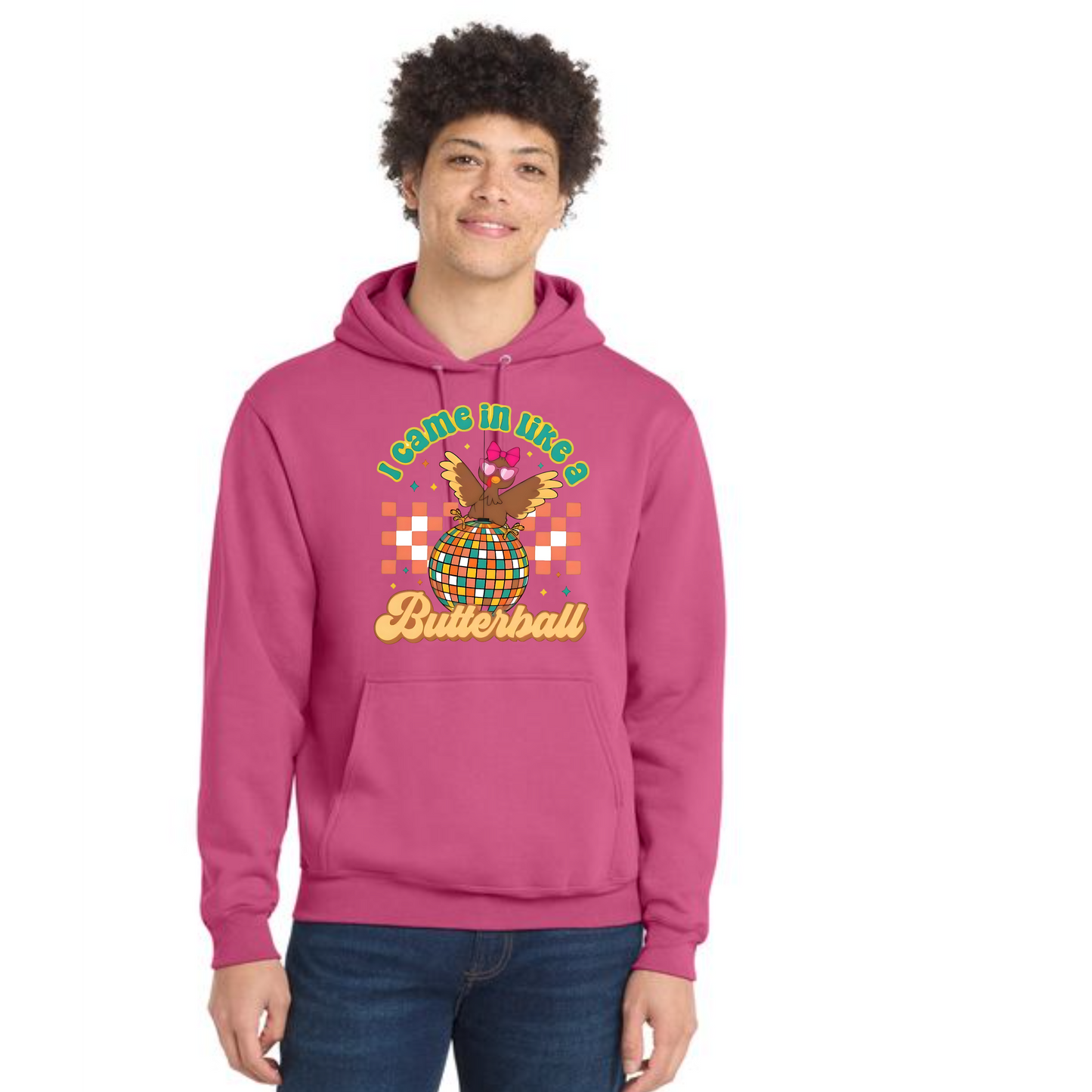 THANKSGIVING Port & Company® Core Fleece Pullover Hooded Sweatshirt 42