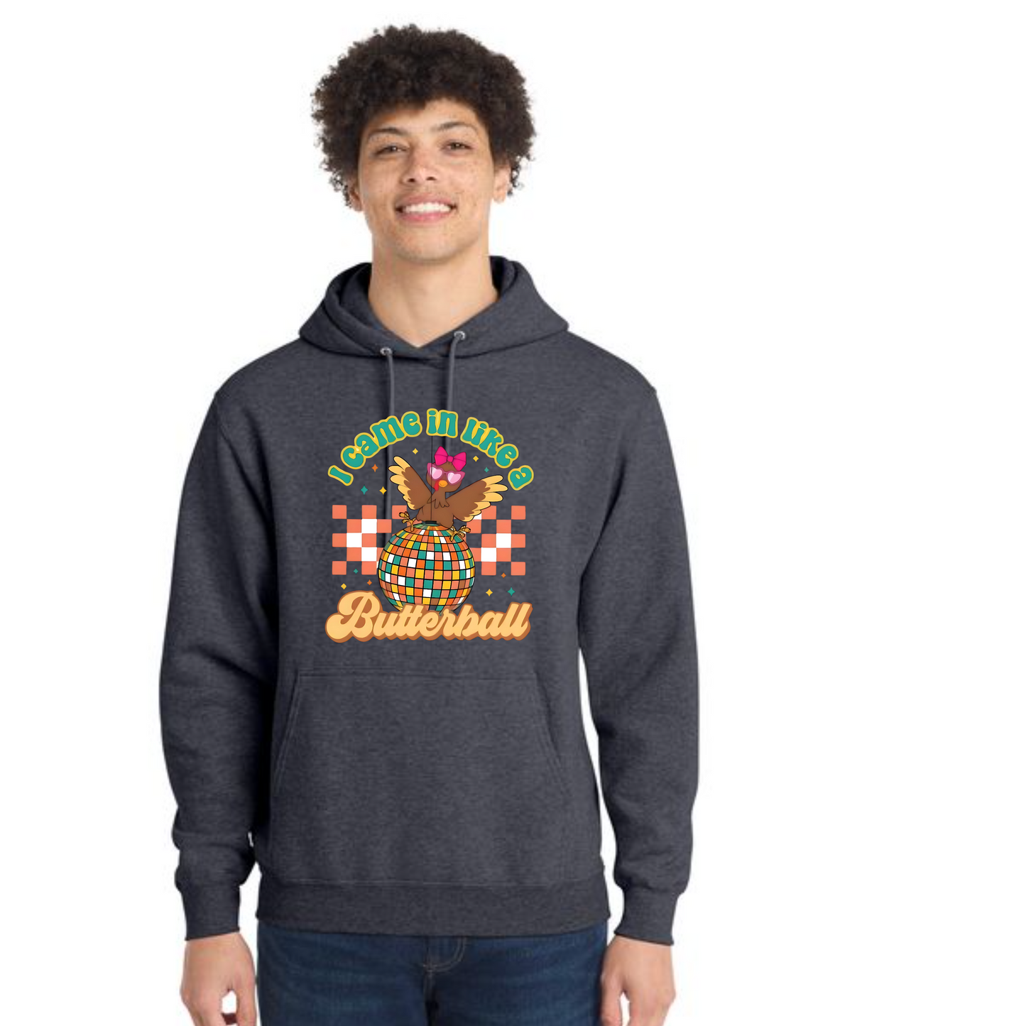 THANKSGIVING Port & Company® Core Fleece Pullover Hooded Sweatshirt 42