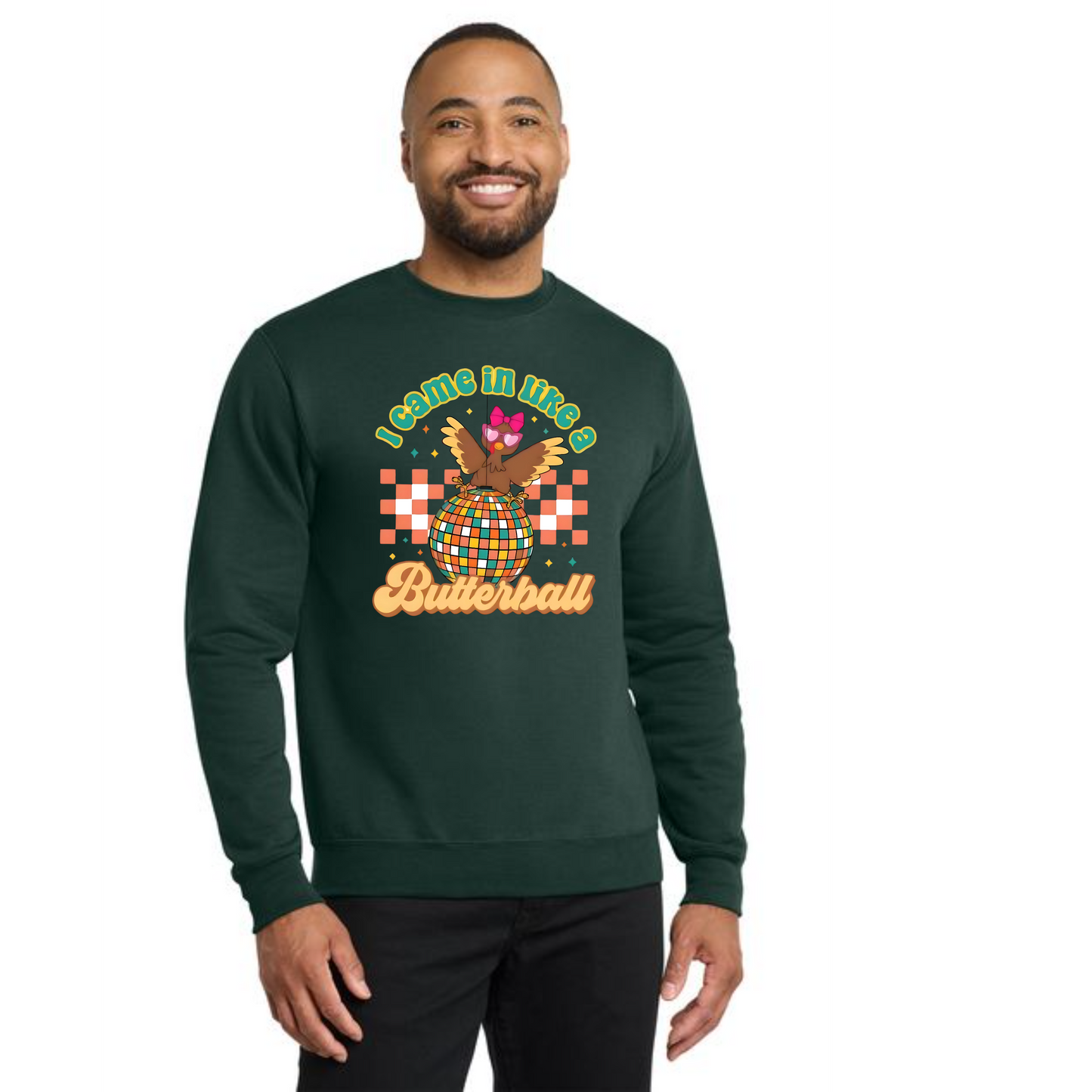 THANKSGIVING PC78 Port & Company® Core Fleece Crewneck Sweatshirt 42