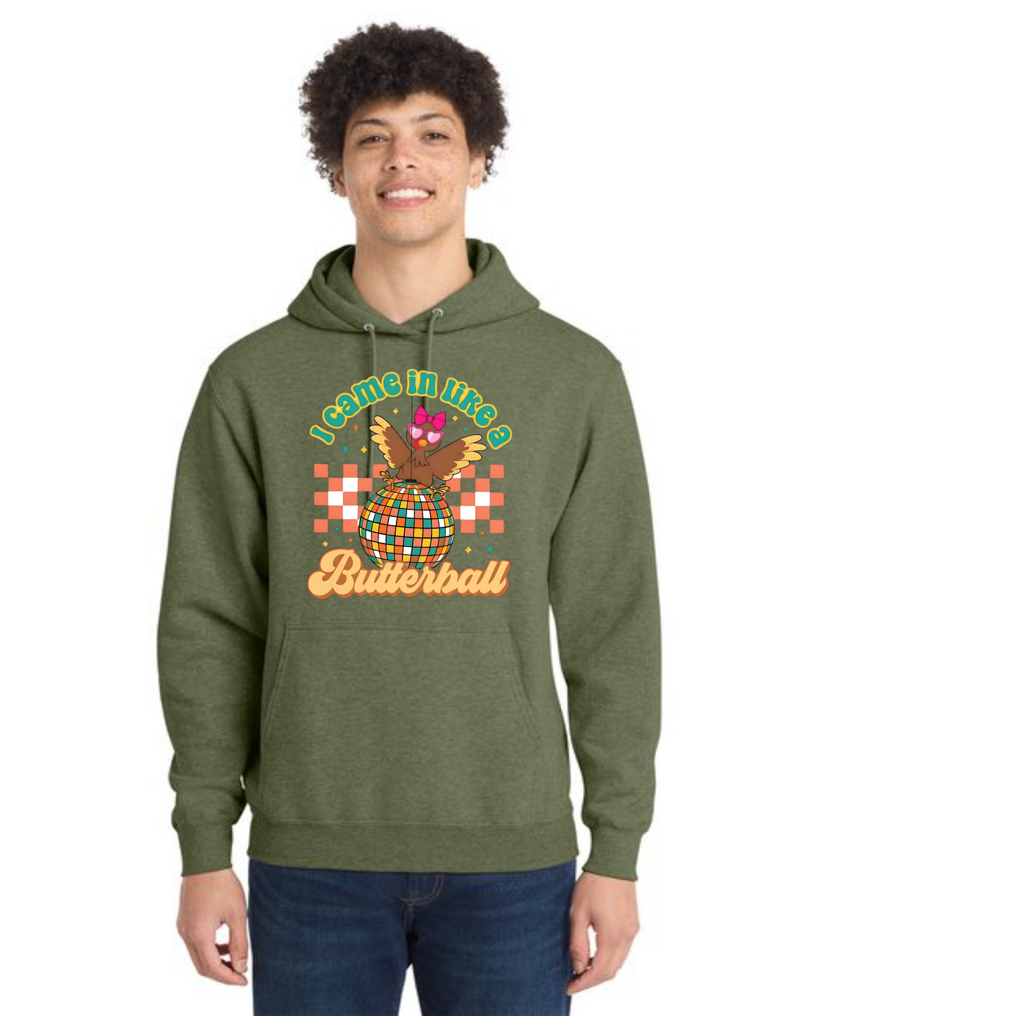 THANKSGIVING Port & Company® Core Fleece Pullover Hooded Sweatshirt 42