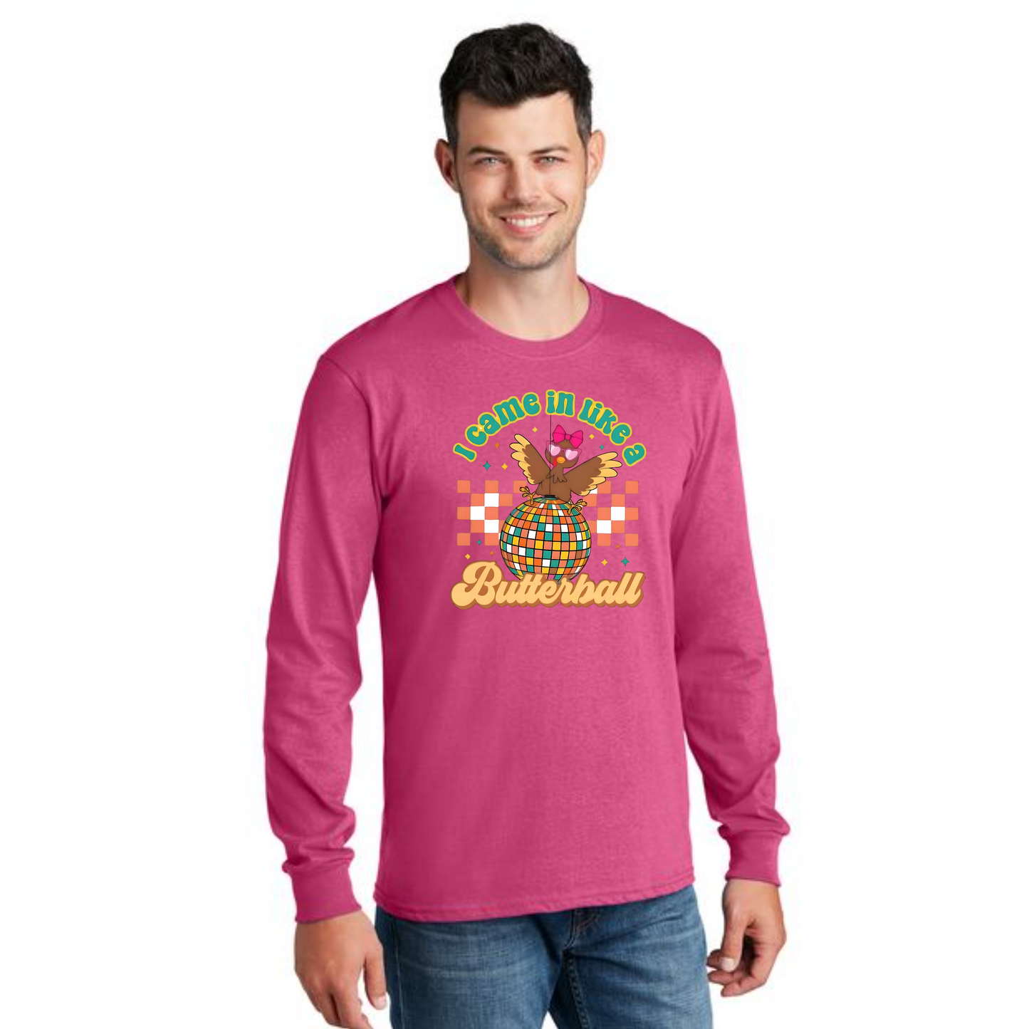 THANKSGIVING PC54LS Port & Company® Long Sleeve Core Cotton Tee 42