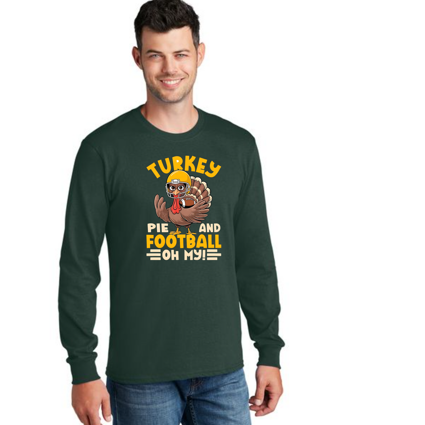 THANKSGIVING PC54LS Port & Company® Long Sleeve Core Cotton Tee 43