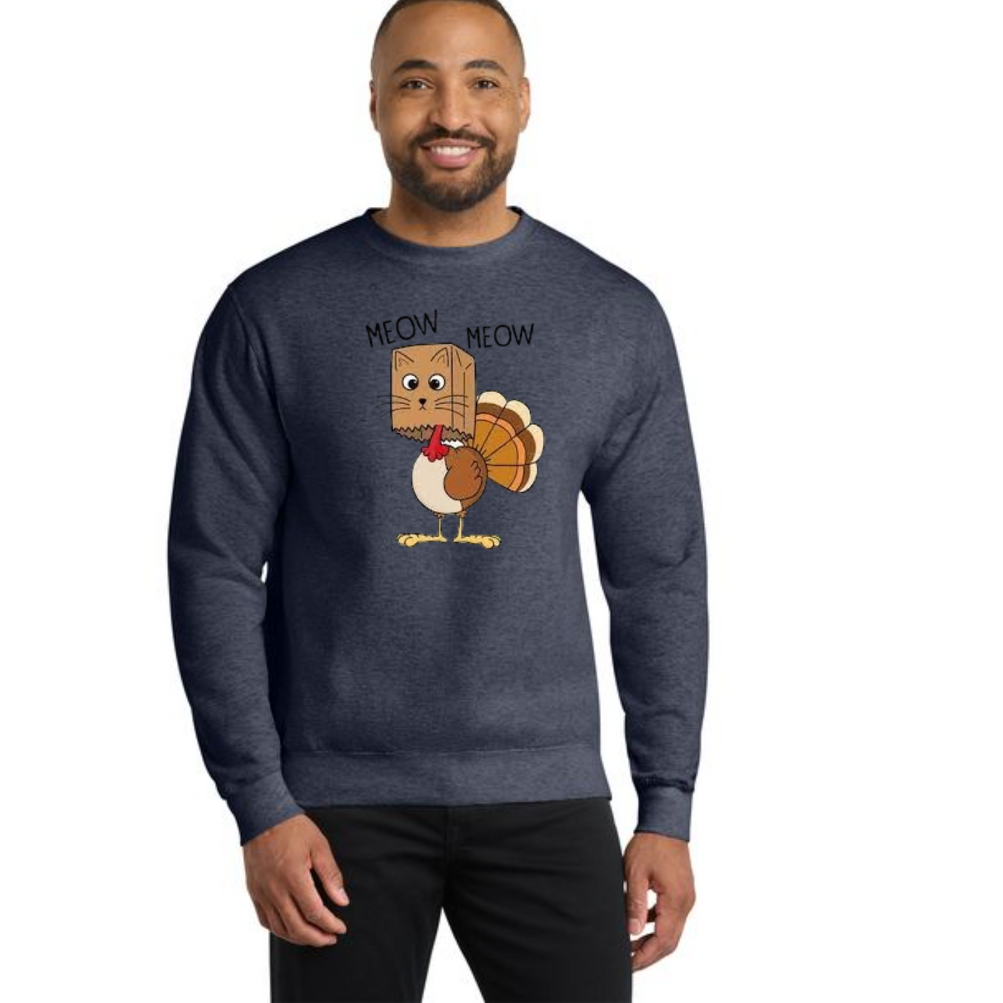 THANKSGIVING PC78 Port & Company® Core Fleece Crewneck Sweatshirt 45
