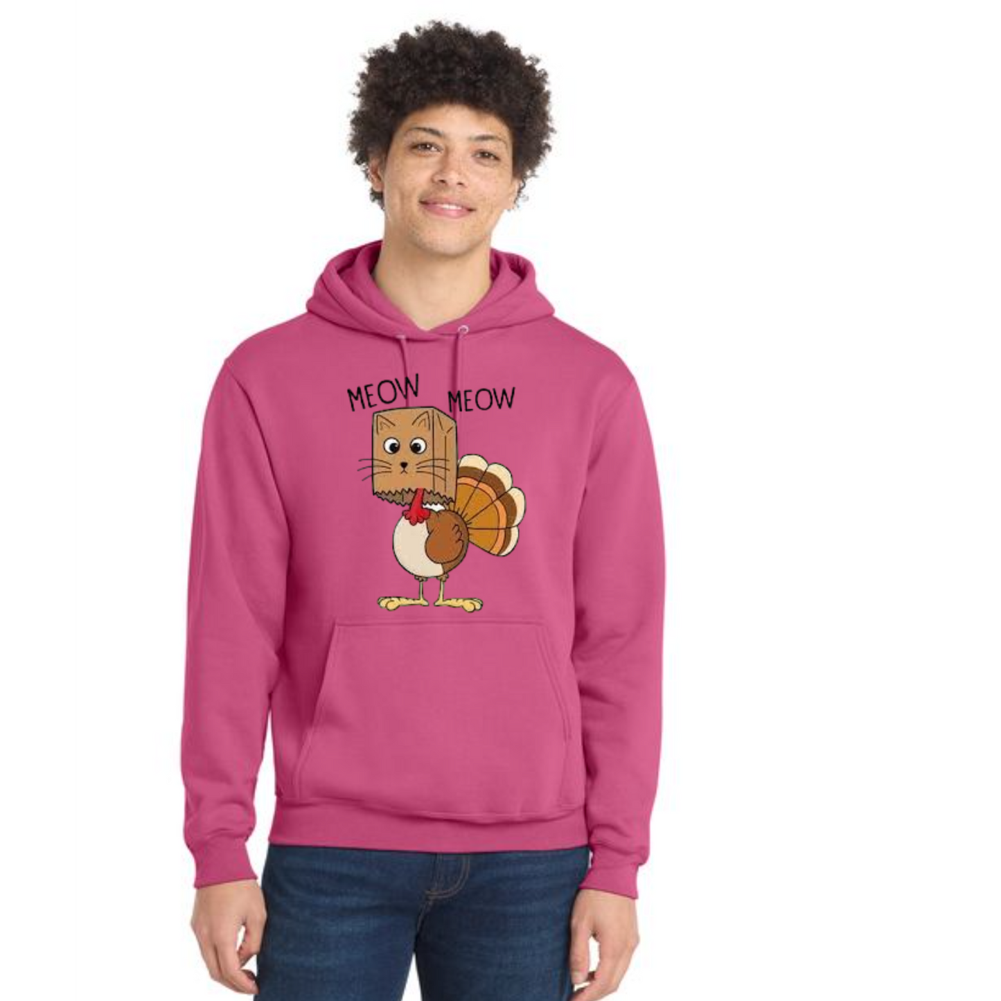 THANKSGIVING Port & Company® Core Fleece Pullover Hooded Sweatshirt 45