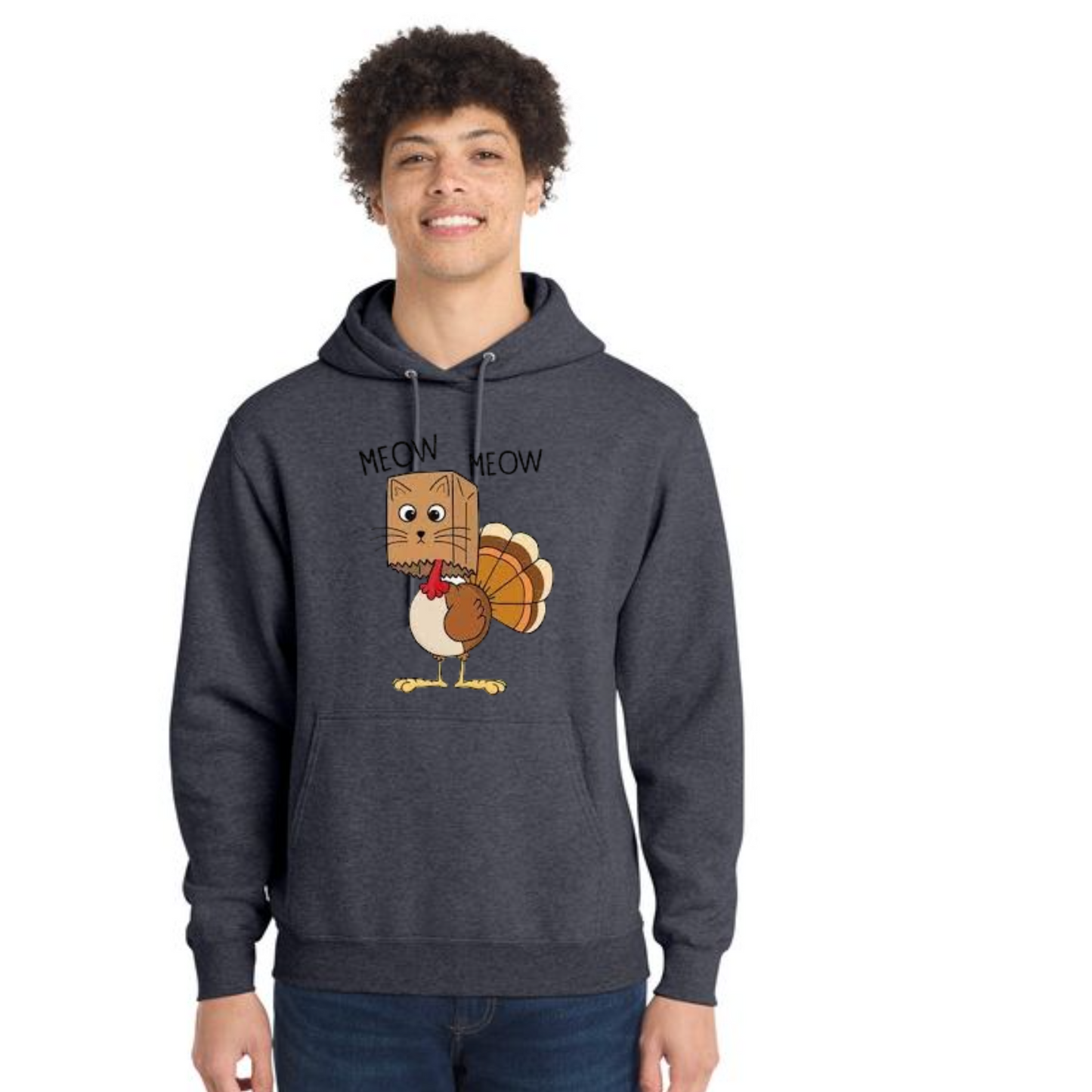 THANKSGIVING Port & Company® Core Fleece Pullover Hooded Sweatshirt 45