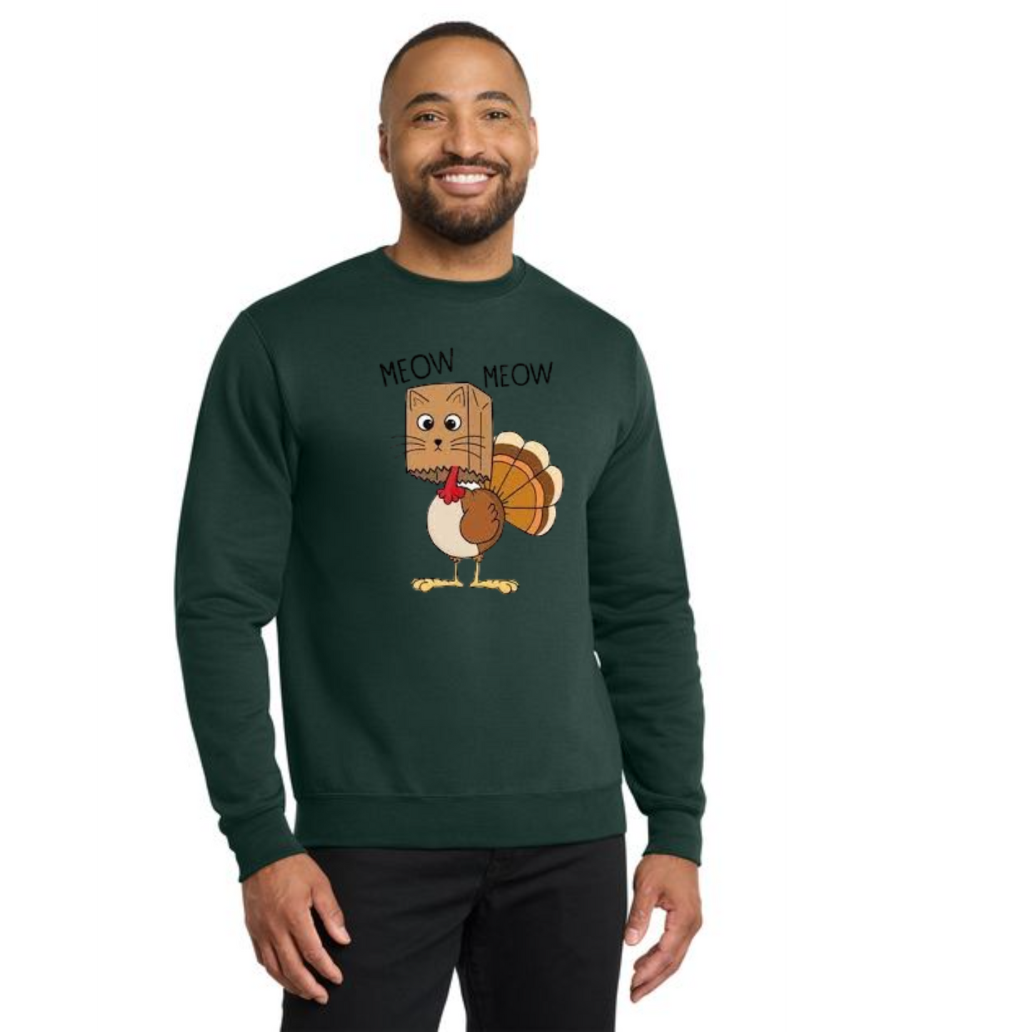 THANKSGIVING PC78 Port & Company® Core Fleece Crewneck Sweatshirt 45