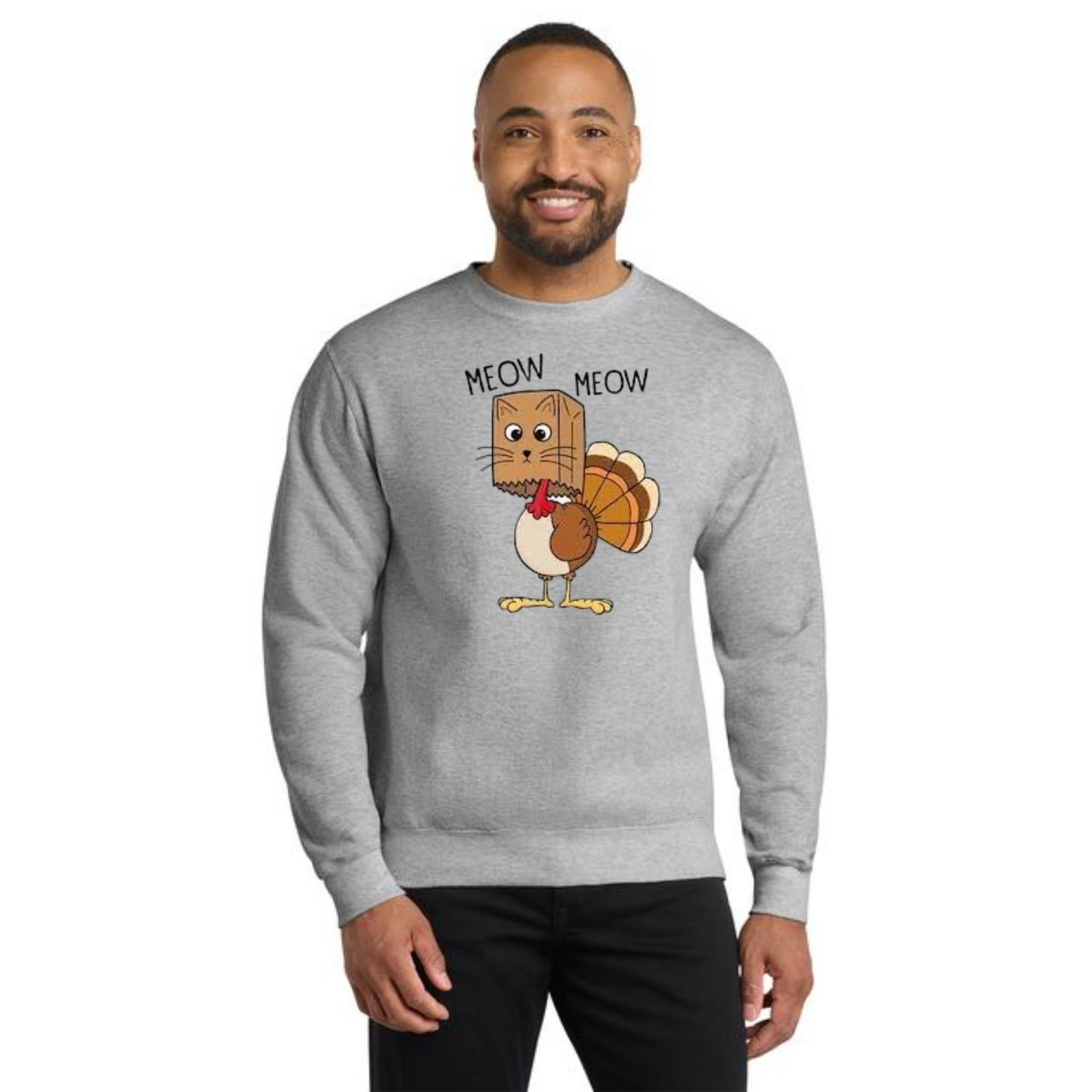 THANKSGIVING PC78 Port & Company® Core Fleece Crewneck Sweatshirt 45