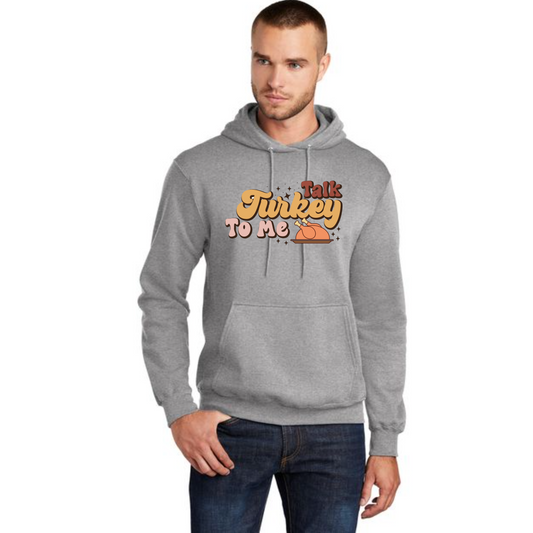 THANKSGIVING Port & Company® Core Fleece Pullover Hooded Sweatshirt 46
