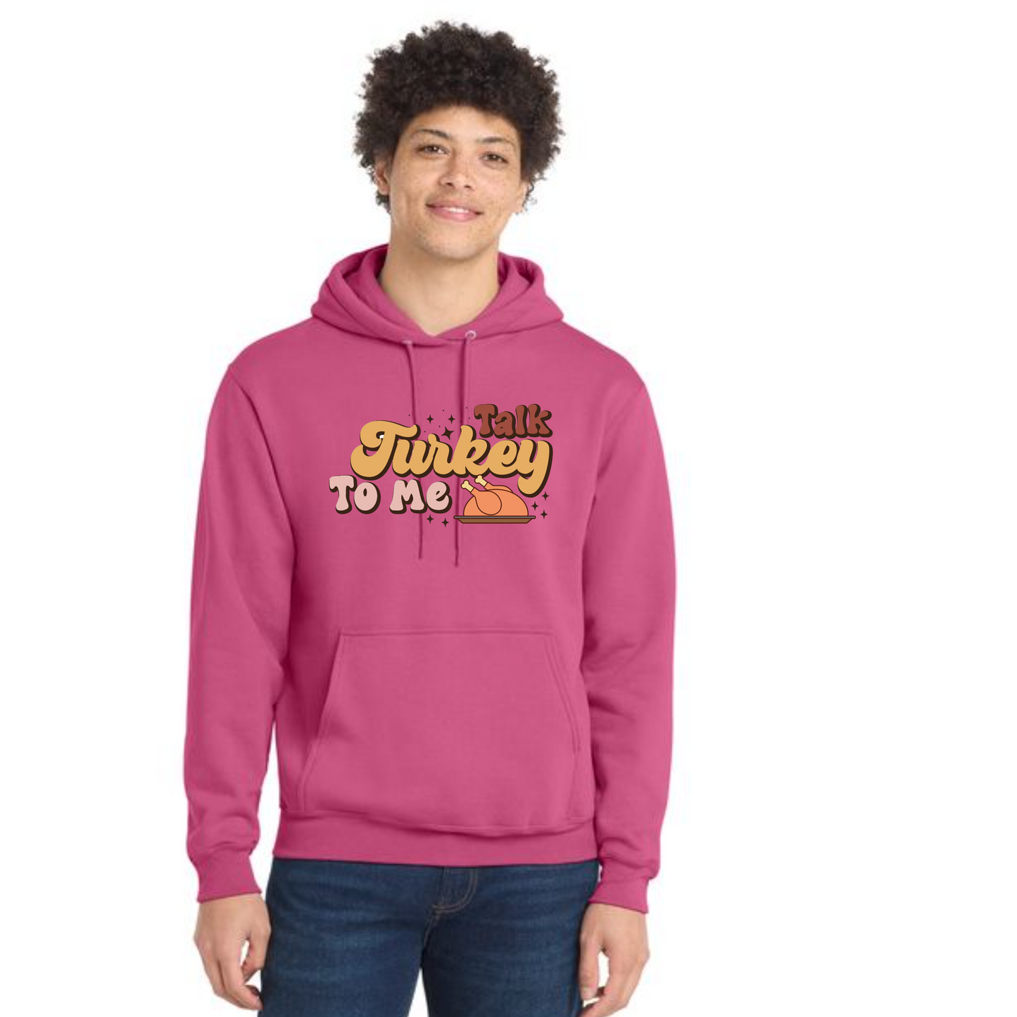 THANKSGIVING Port & Company® Core Fleece Pullover Hooded Sweatshirt 46