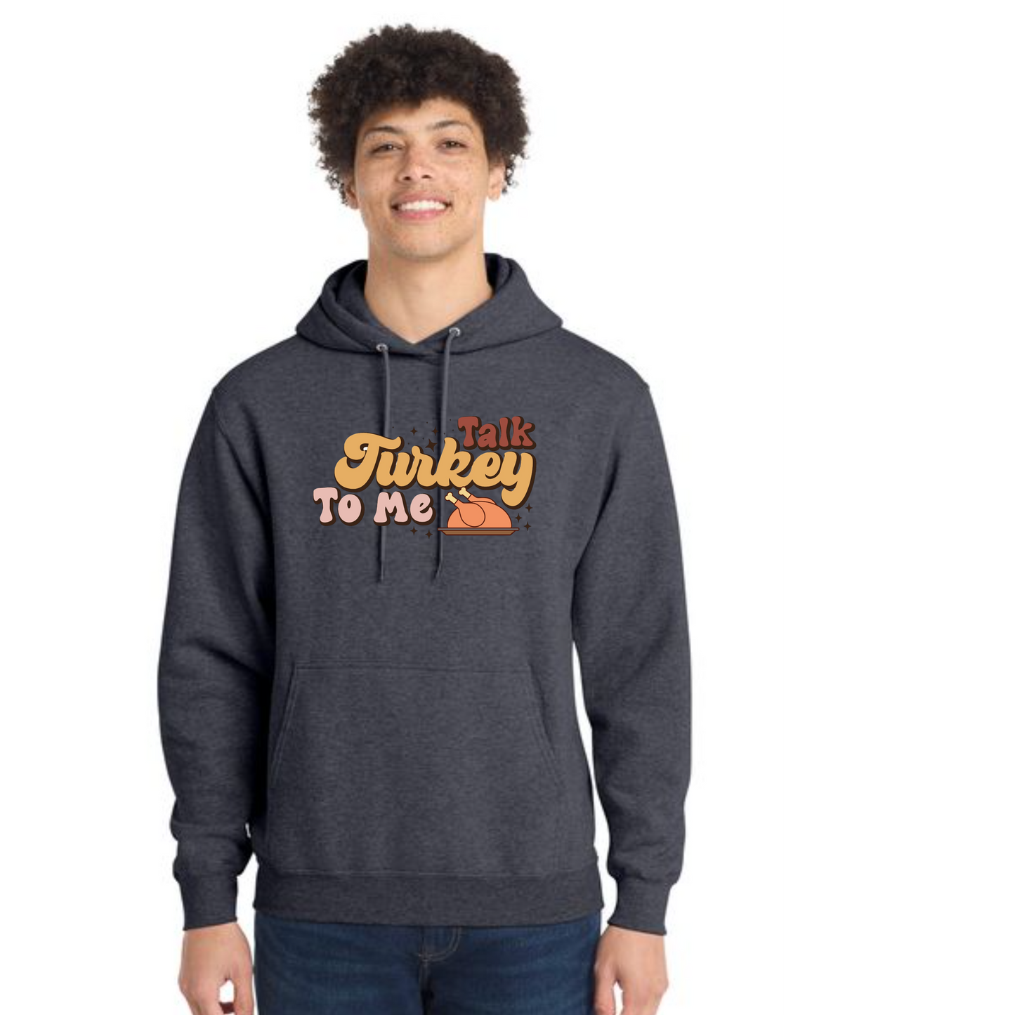 THANKSGIVING Port & Company® Core Fleece Pullover Hooded Sweatshirt 46