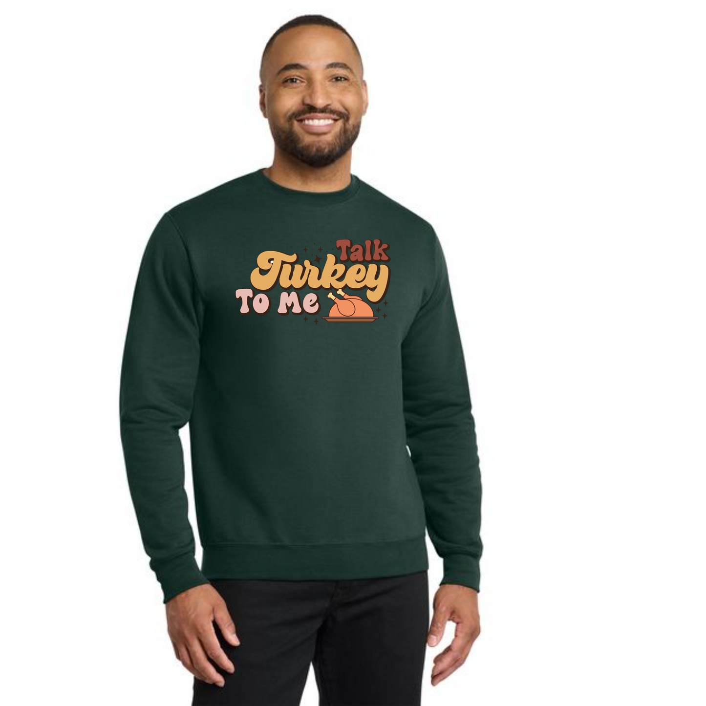 THANKSGIVING PC78 Port & Company® Core Fleece Crewneck Sweatshirt 46