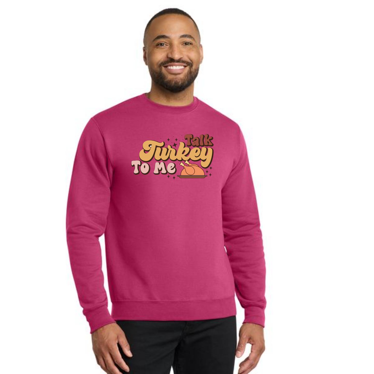 THANKSGIVING PC78 Port & Company® Core Fleece Crewneck Sweatshirt 46