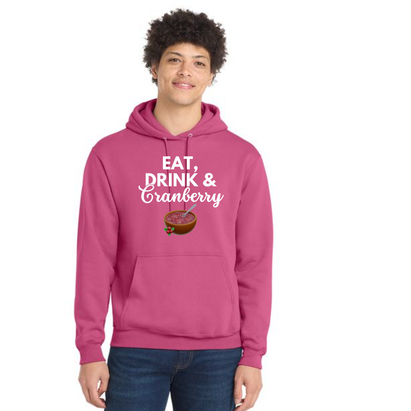 THANKSGIVING Port & Company® Core Fleece Pullover Hooded Sweatshirt 6