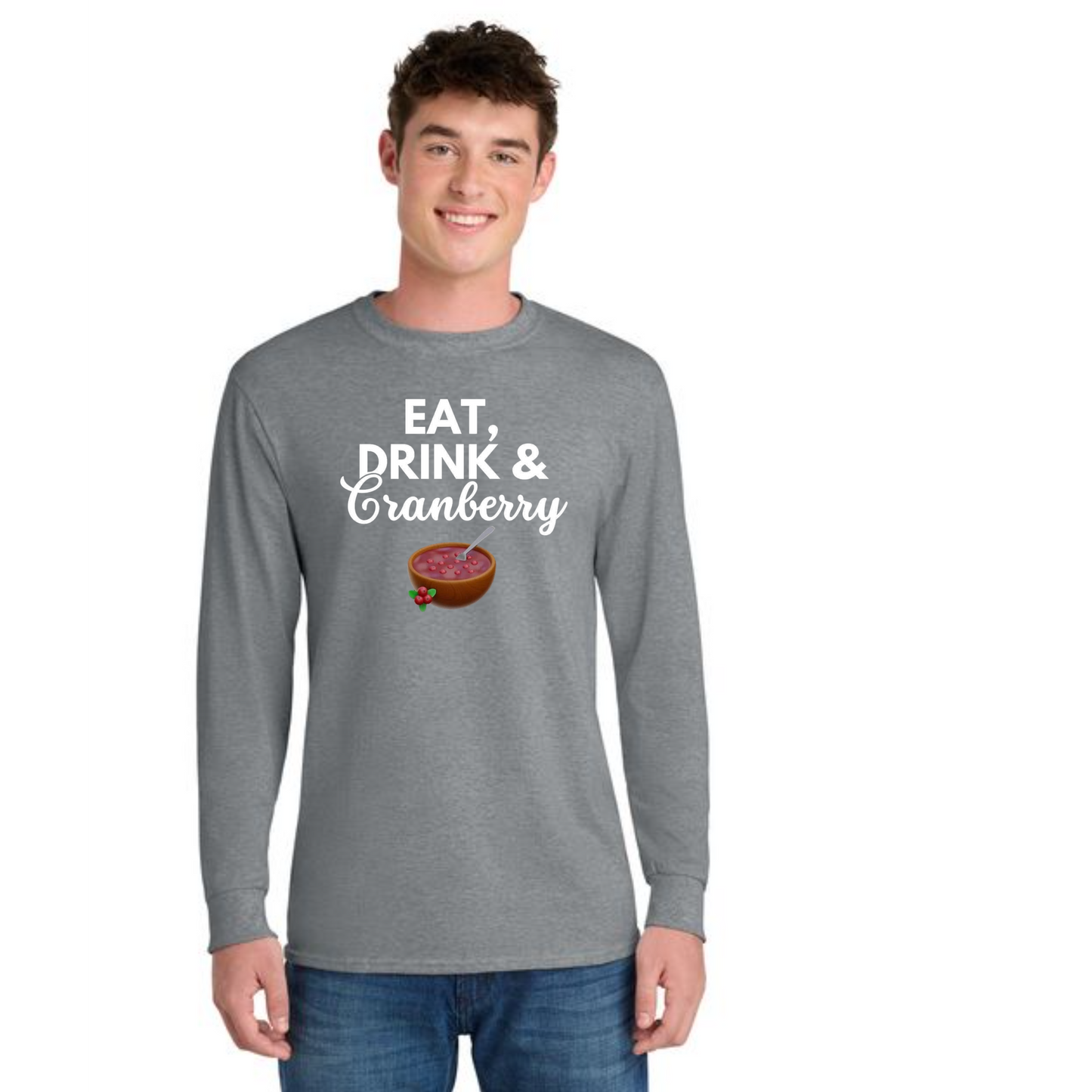 THANKSGIVING PC54LS Port & Company® Long Sleeve Core Cotton Tee 6