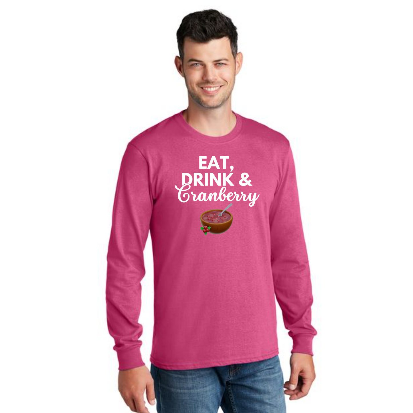 THANKSGIVING PC54LS Port & Company® Long Sleeve Core Cotton Tee 6