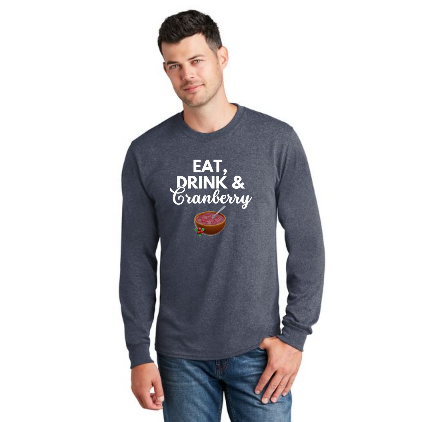 THANKSGIVING PC54LS Port & Company® Long Sleeve Core Cotton Tee 6