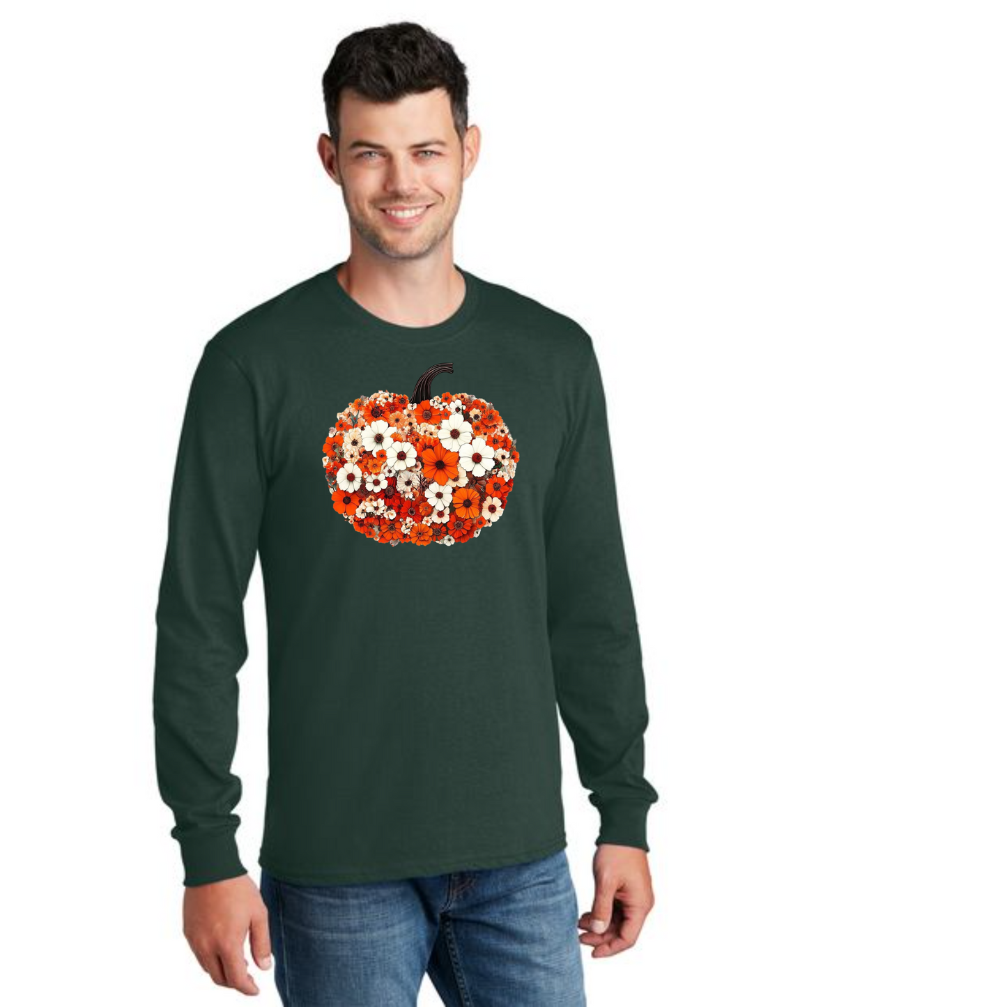 THANKSGIVING PC54LS Port & Company® Long Sleeve Core Cotton Tee 47