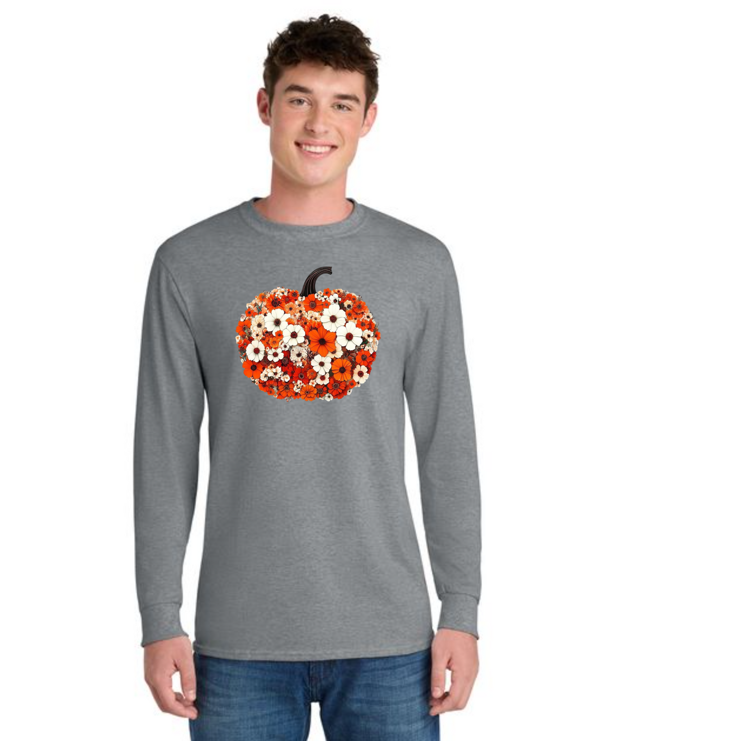 THANKSGIVING PC54LS Port & Company® Long Sleeve Core Cotton Tee 47
